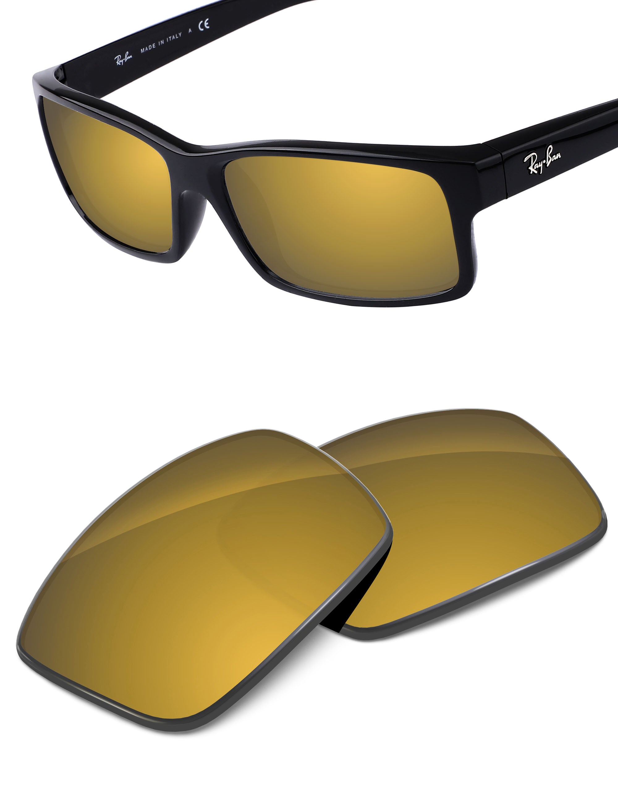 Tungsten Gold FlashMirror™-Non-Polarized