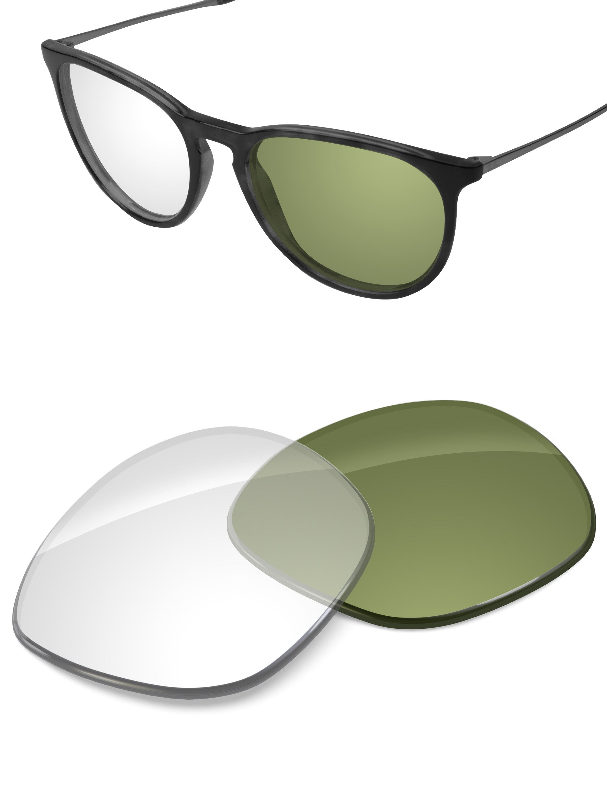 Adapt Green Photochromic Blue Light Blocking-Non-Polarized