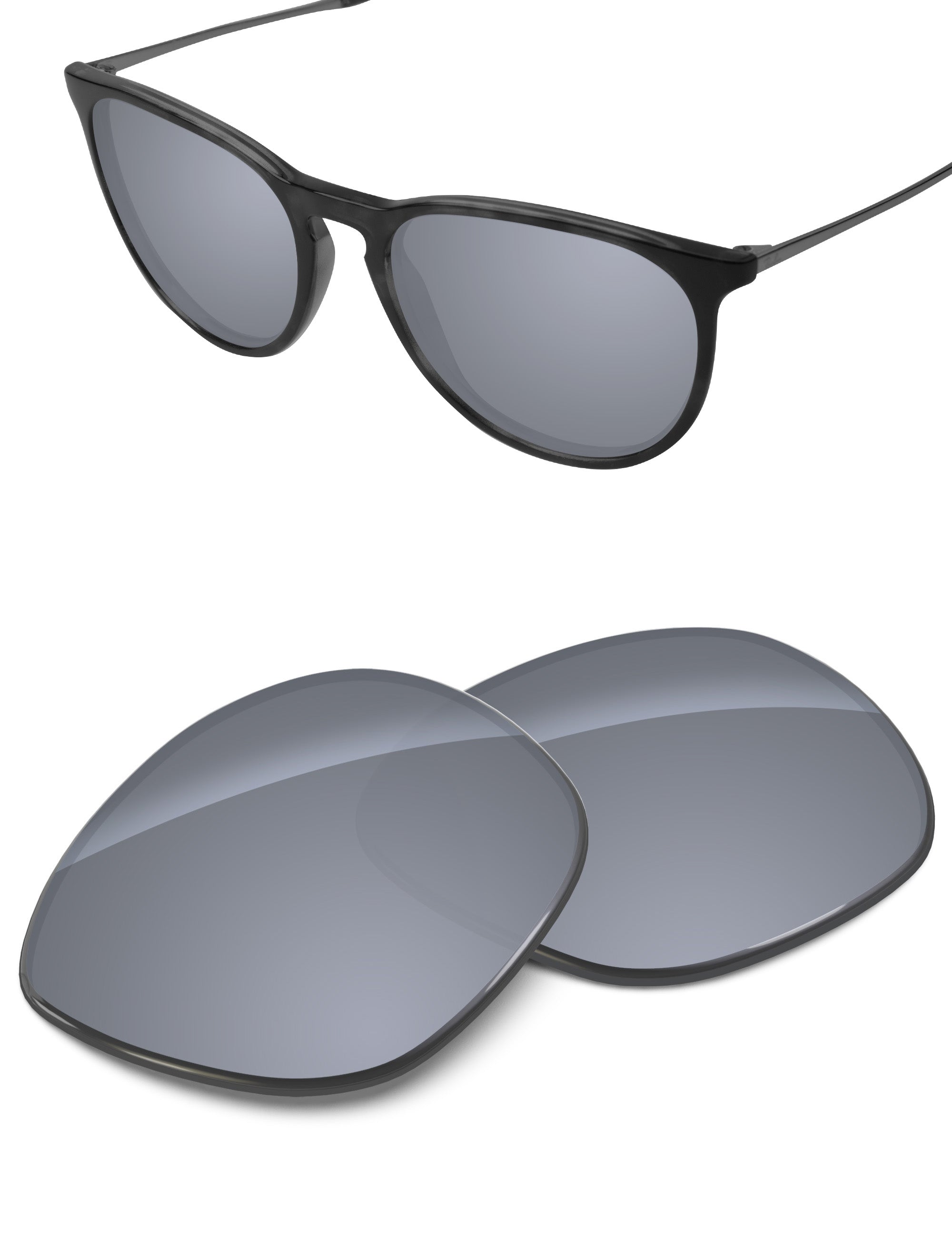 Silver Metallic FlashMirror™-Non-Polarized