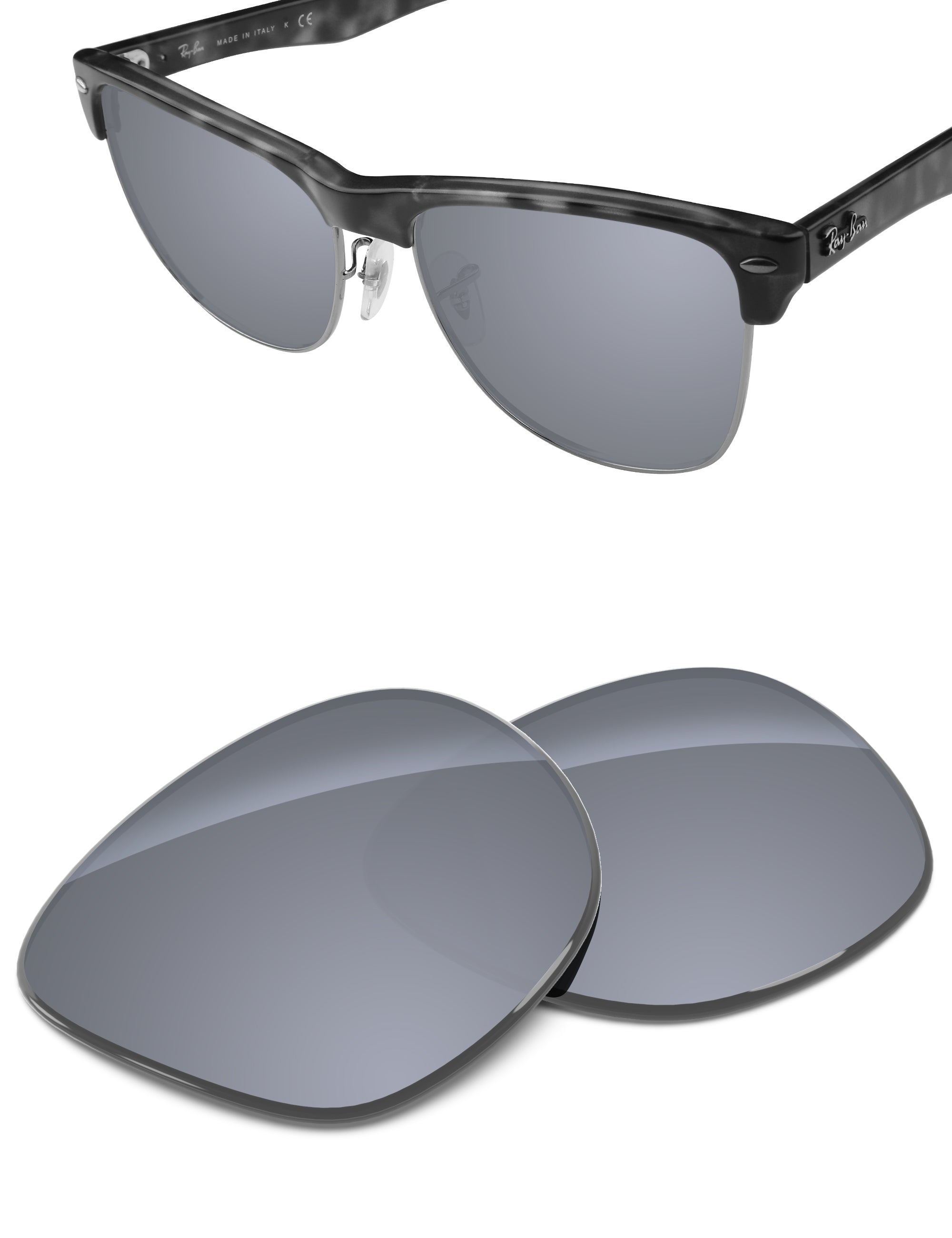 Silver Metallic FlashMirror™ PhotochromicNon-Polarized