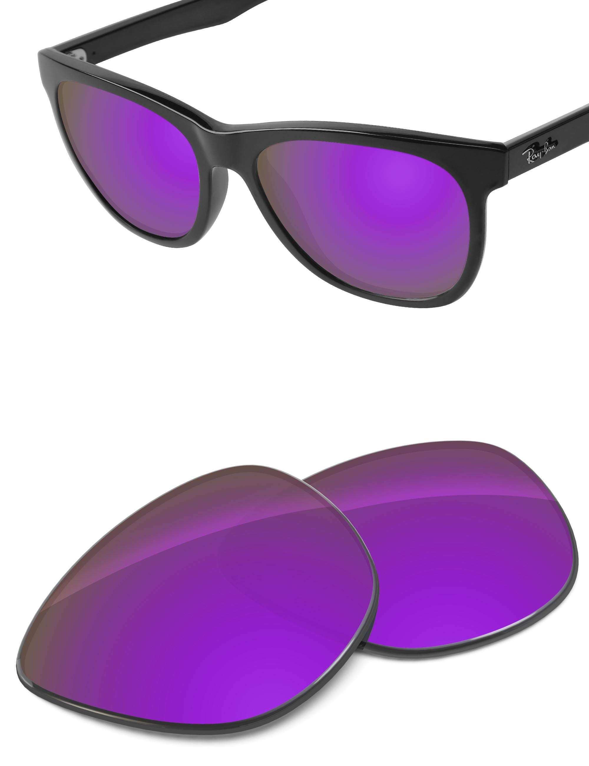 Plum Purple FlashMirror™-Non-Polarized