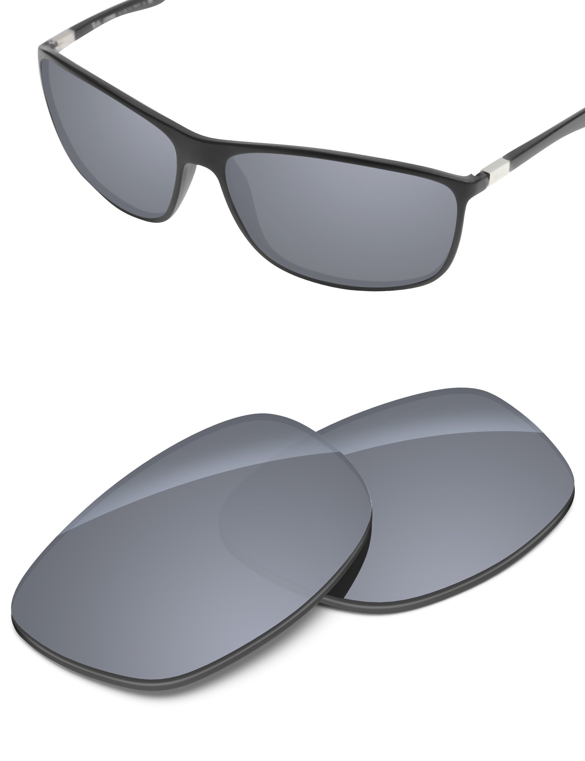 Silver Metallic FlashMirror™-Non-Polarized