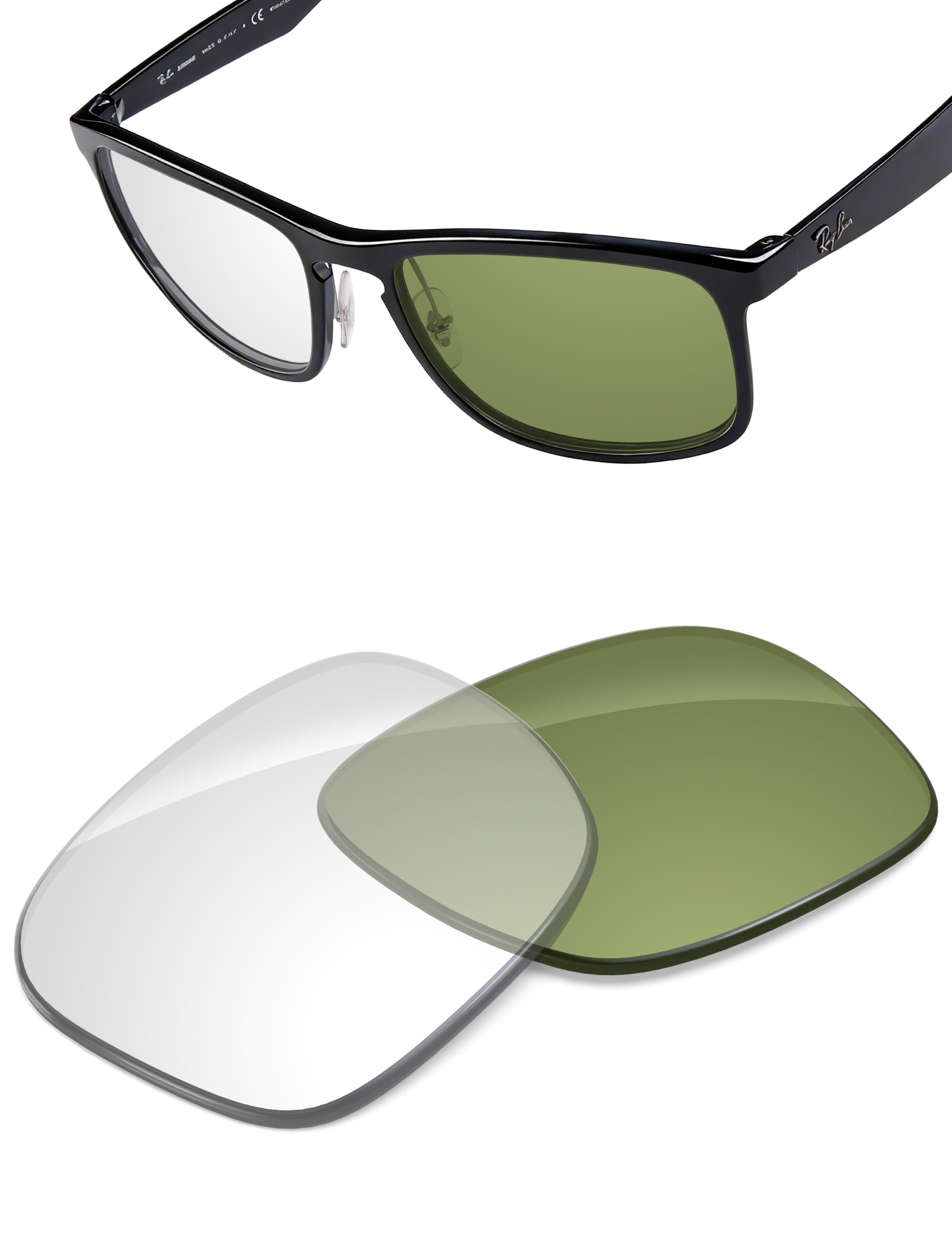 Adapt Green Photochromic Blue Light Blocking-Non-Polarized