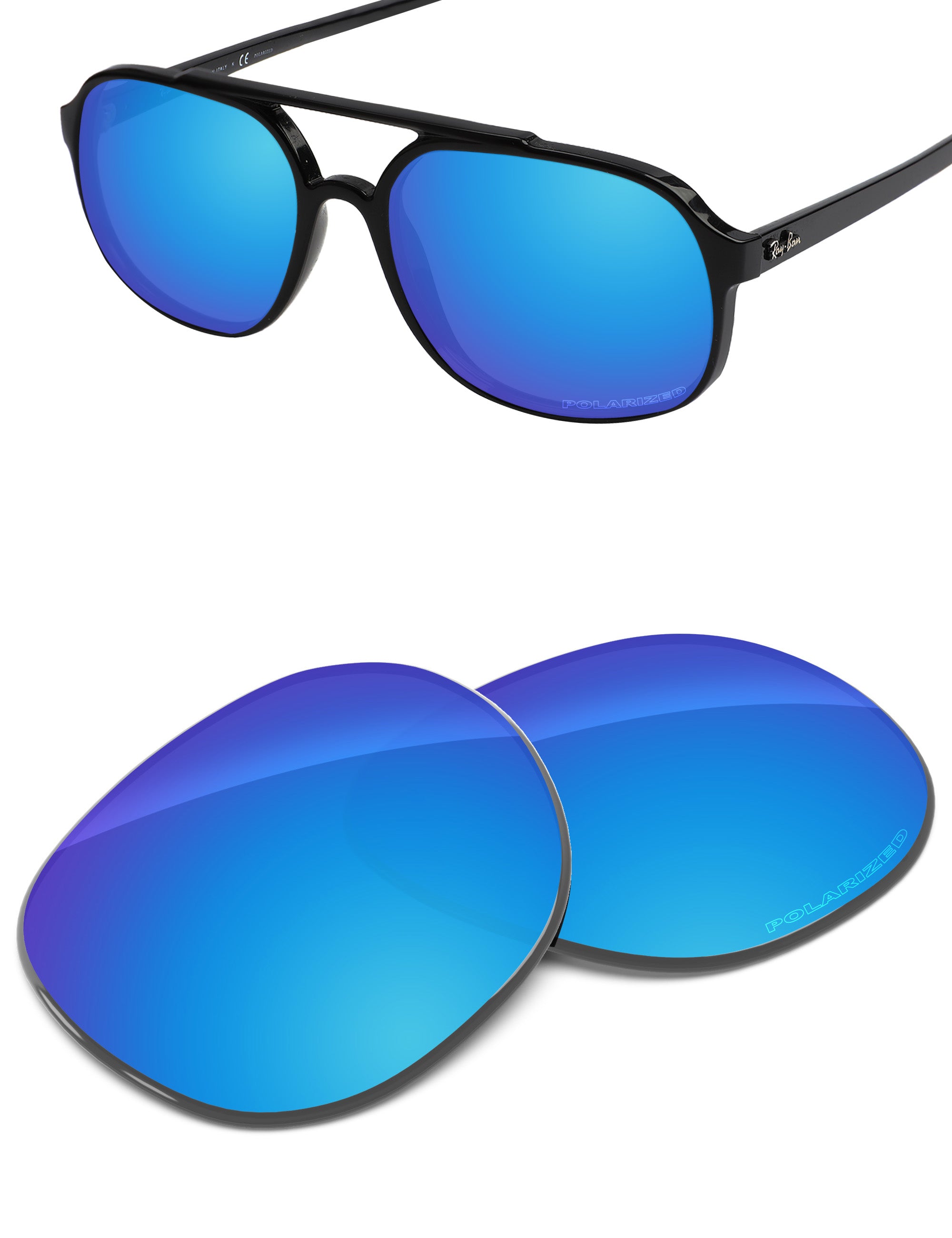 Sky Blue FlashMirror™-Polarized