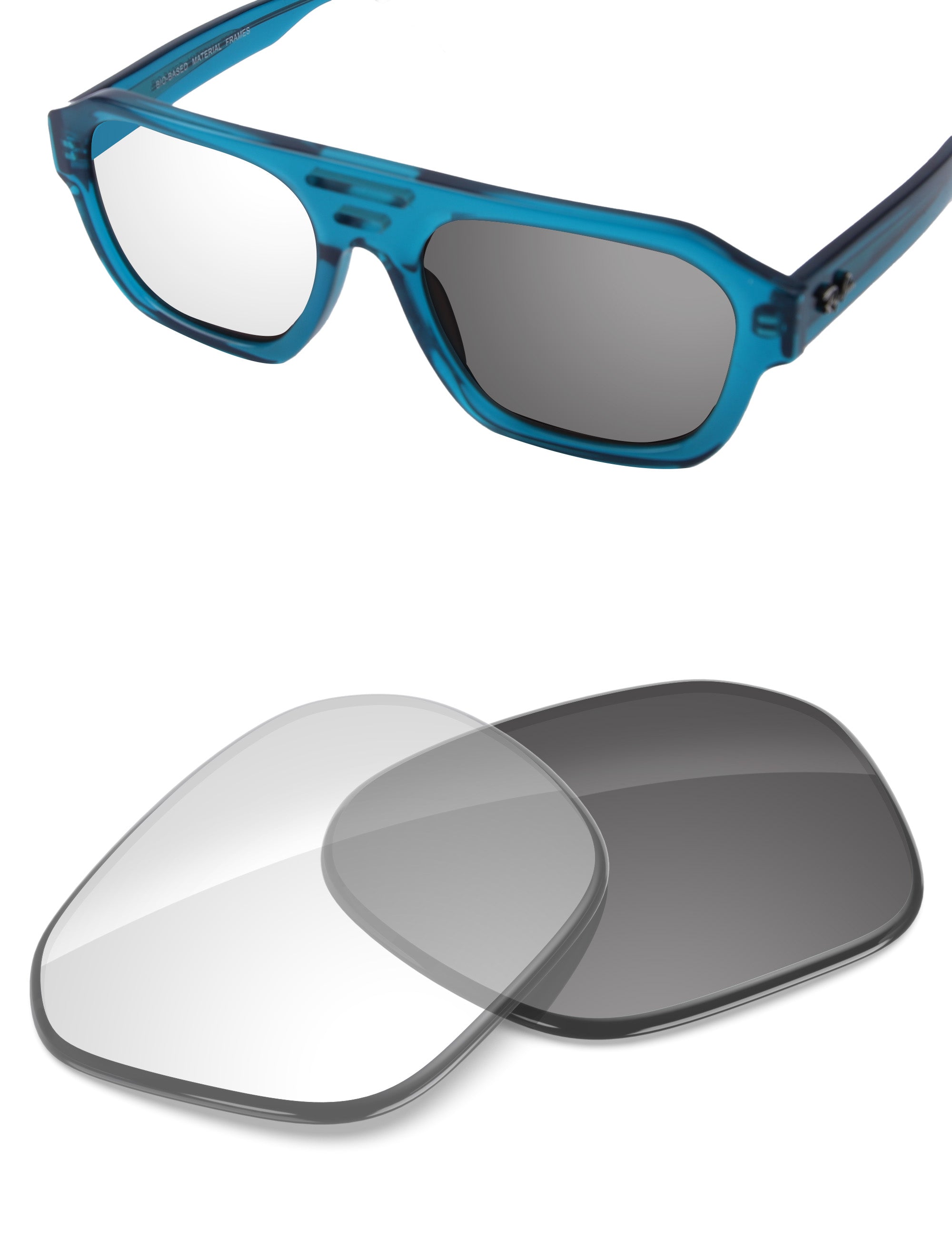 Adapt Gray Photochromic Blue Light Blocking-Non-Polarized