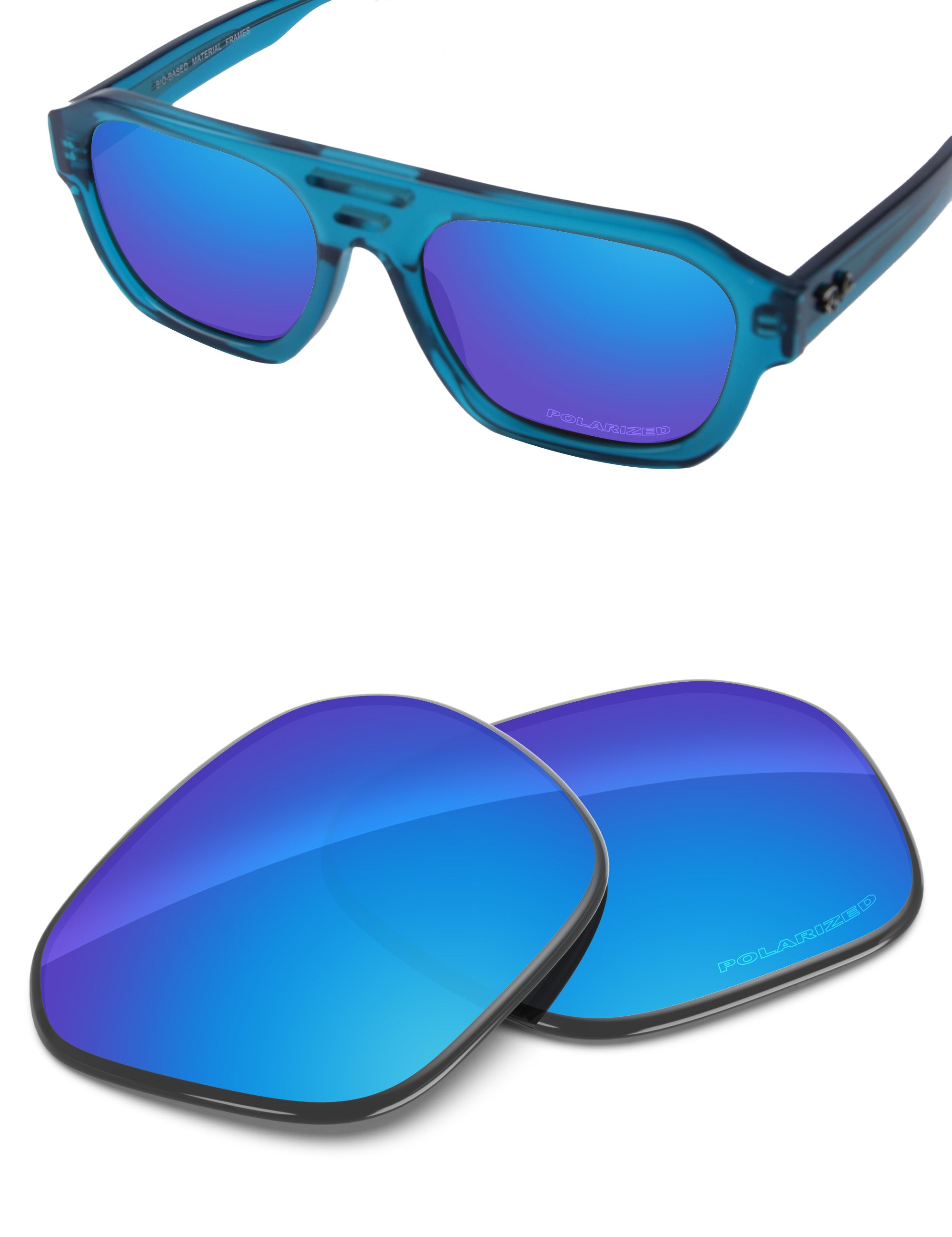 Sky Blue FlashMirror™-Polarized