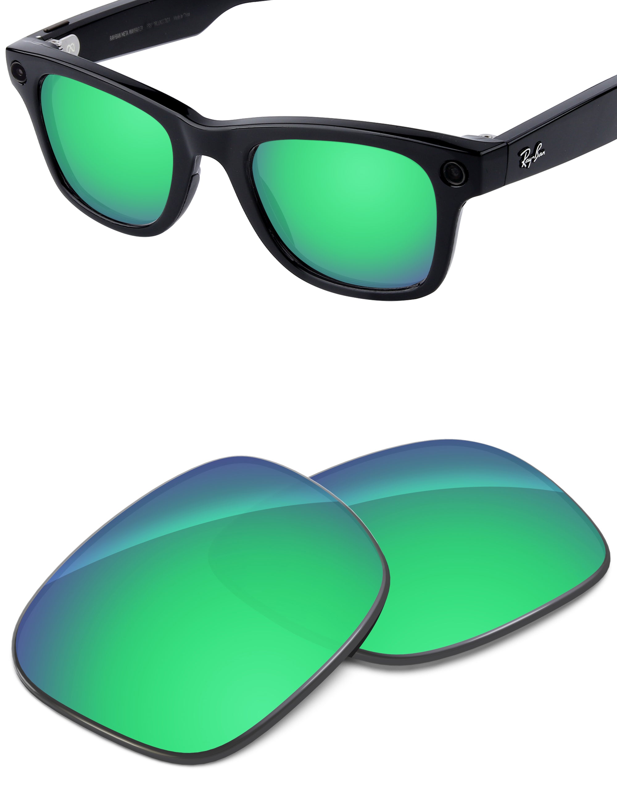Emerald Green FlashMirror™-Non-Polarized