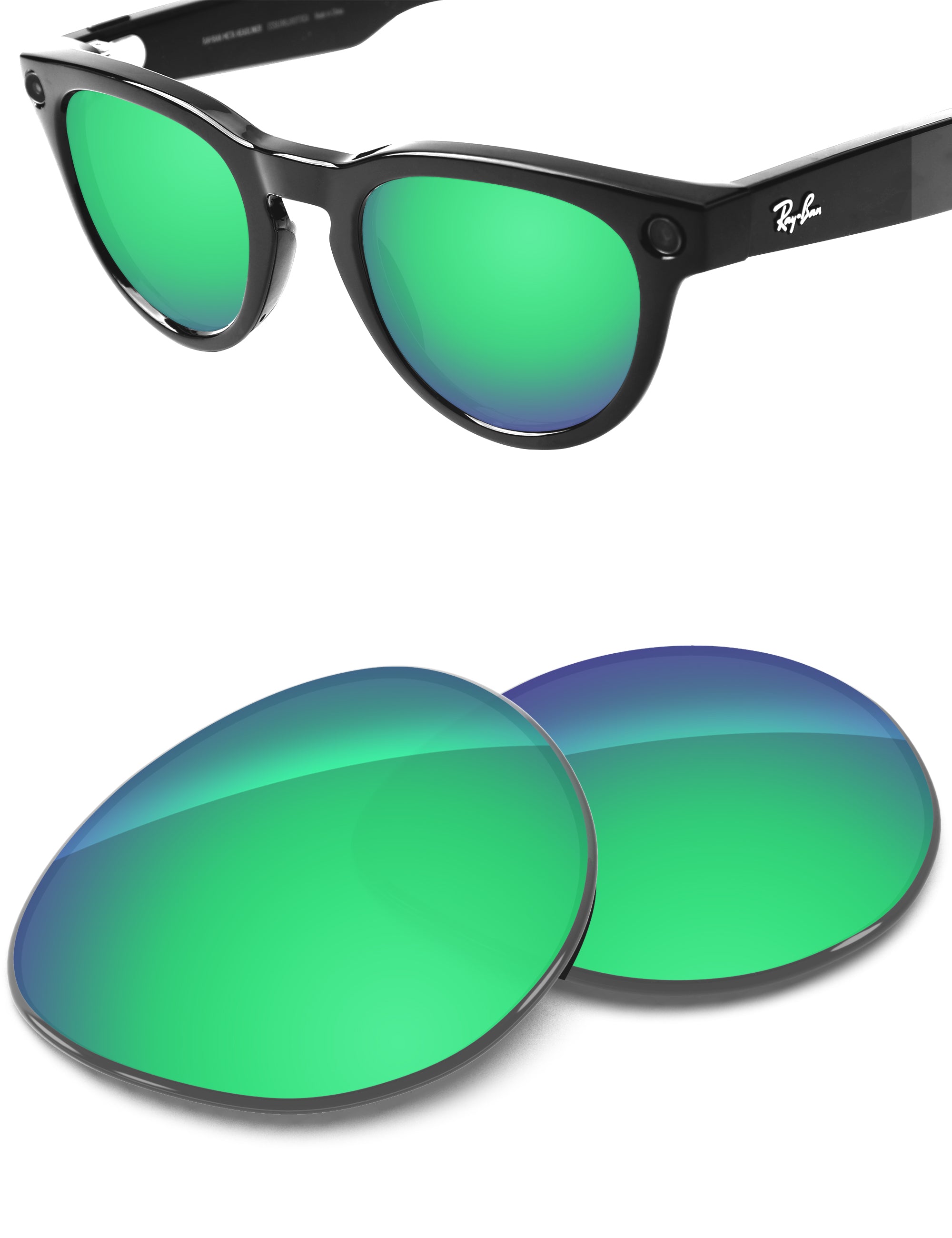 Emerald Green FlashMirror™-Non-Polarized