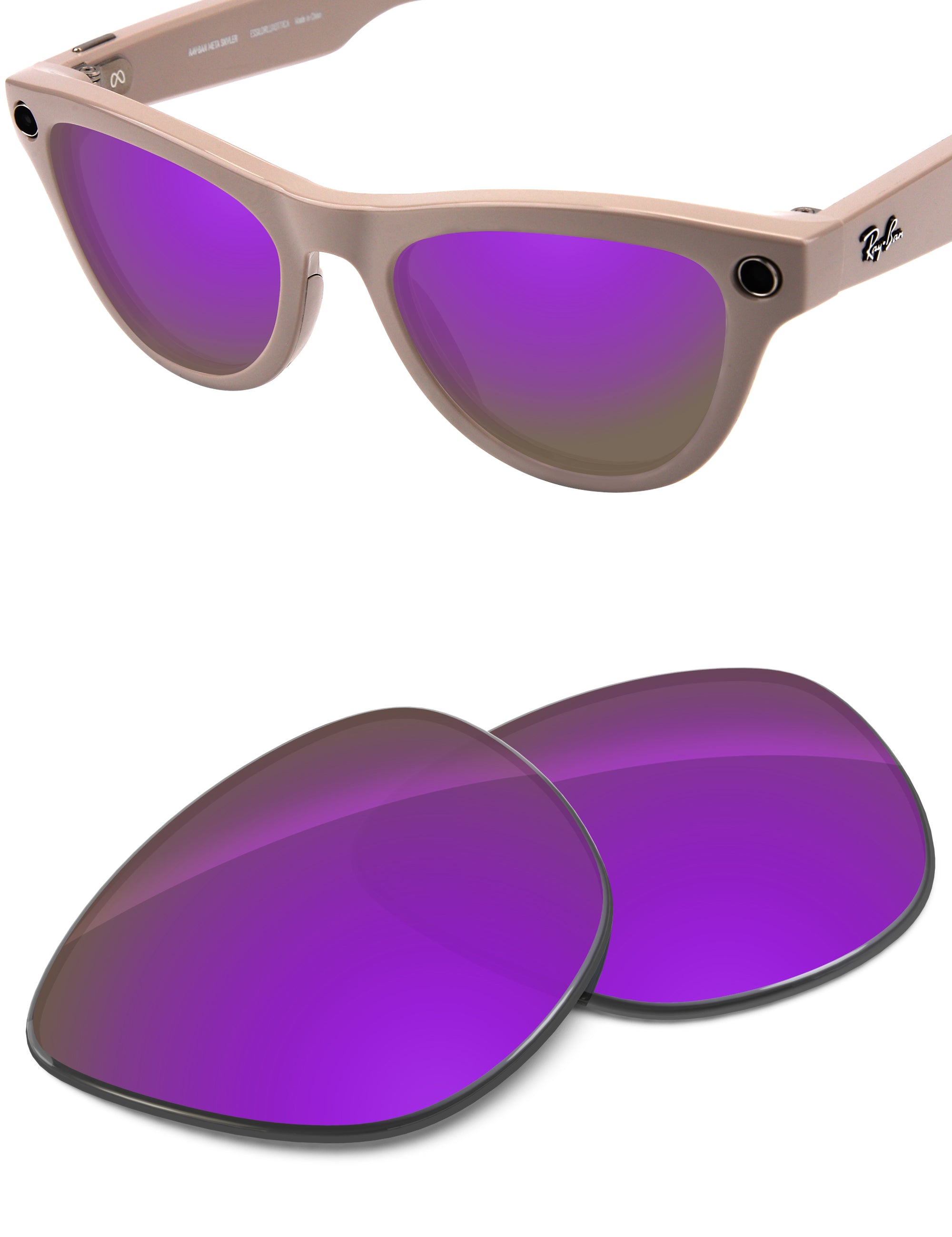 Plum Purple FlashMirror™-Non-Polarized