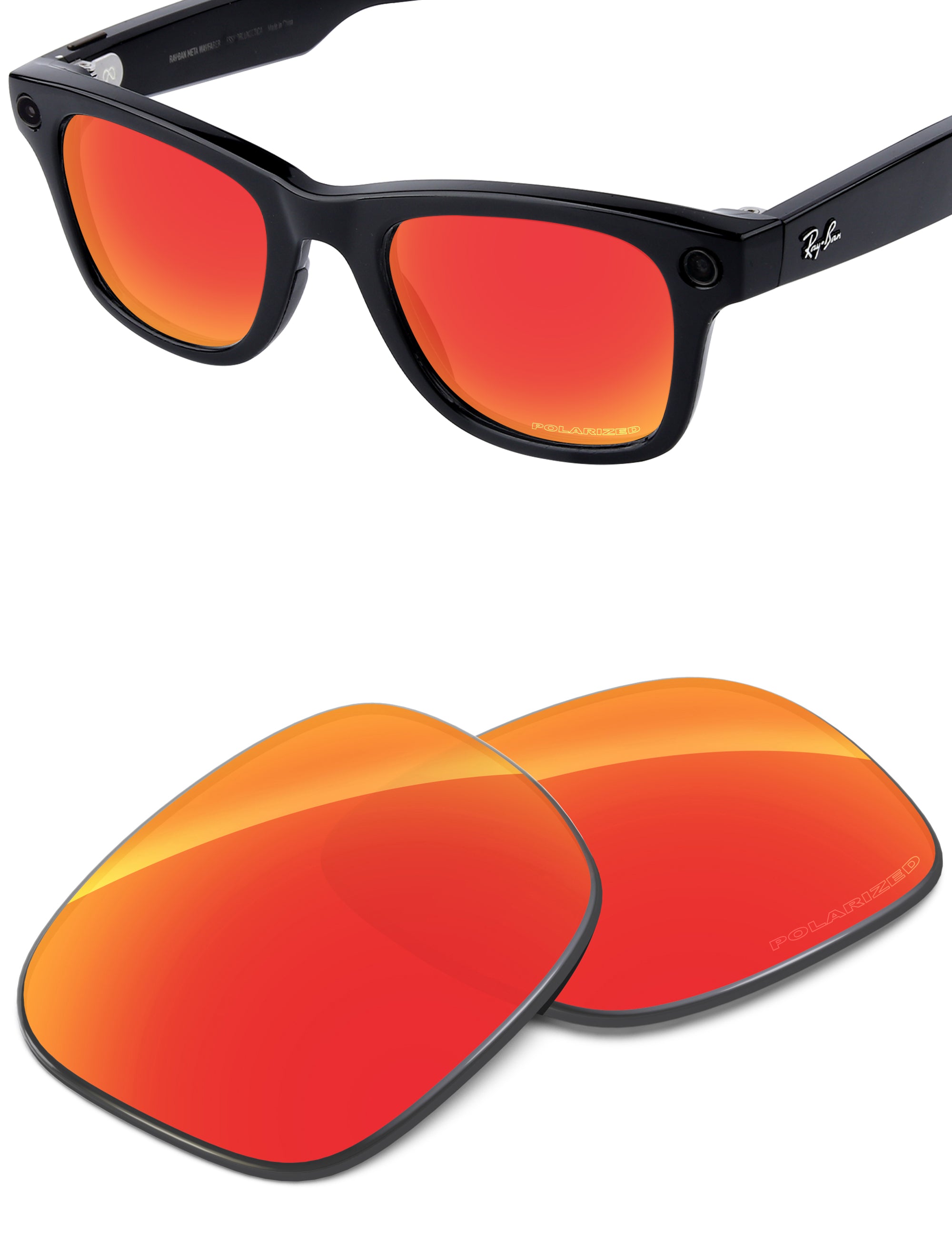 Fire Red FlashMirror™-Polarized