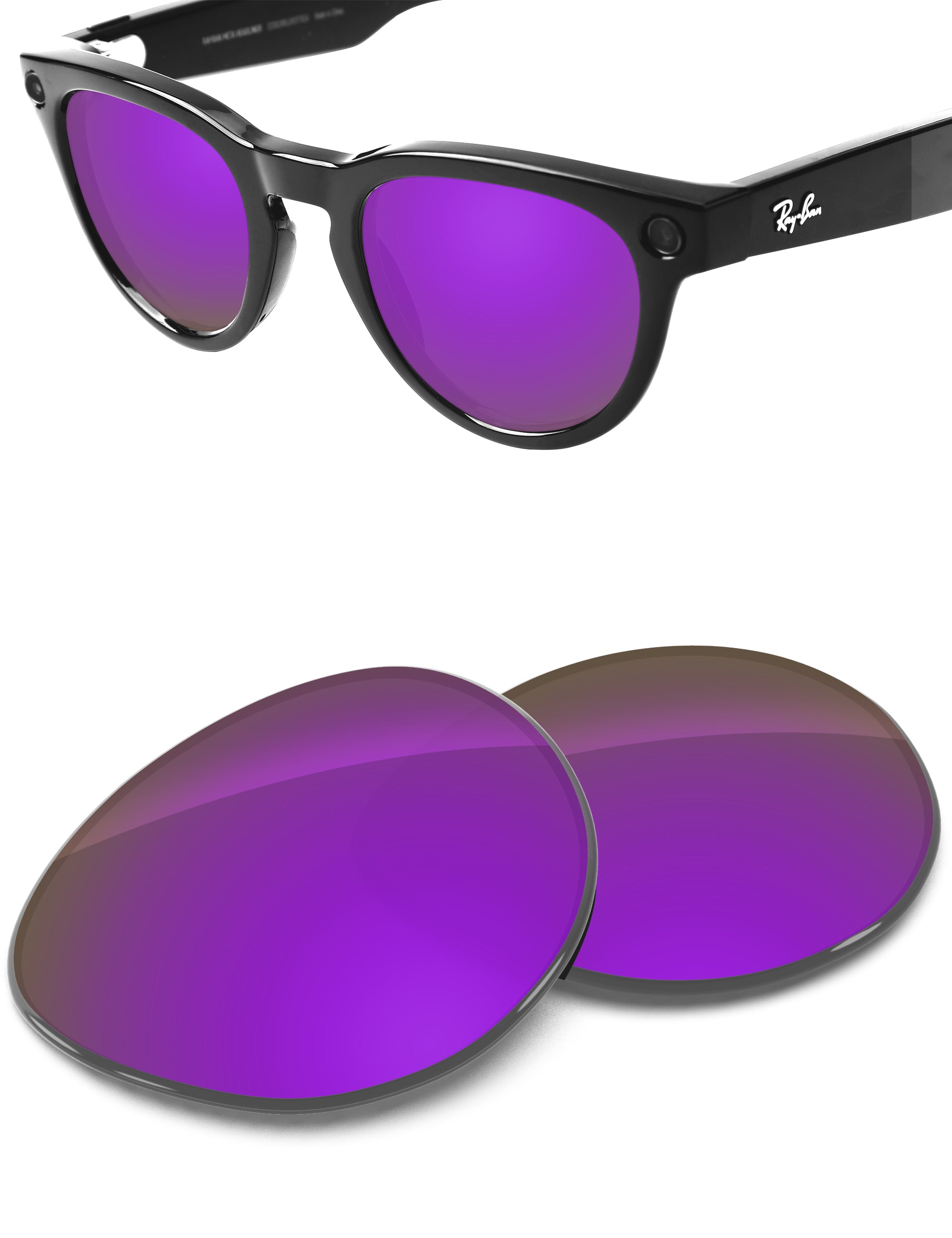 Plum Purple FlashMirror™-Non-Polarized