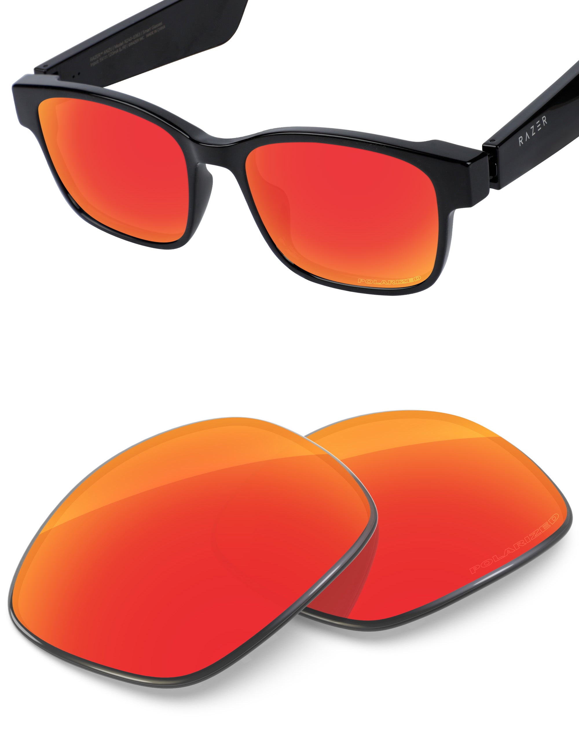Fire Red FlashMirror™-Polarized