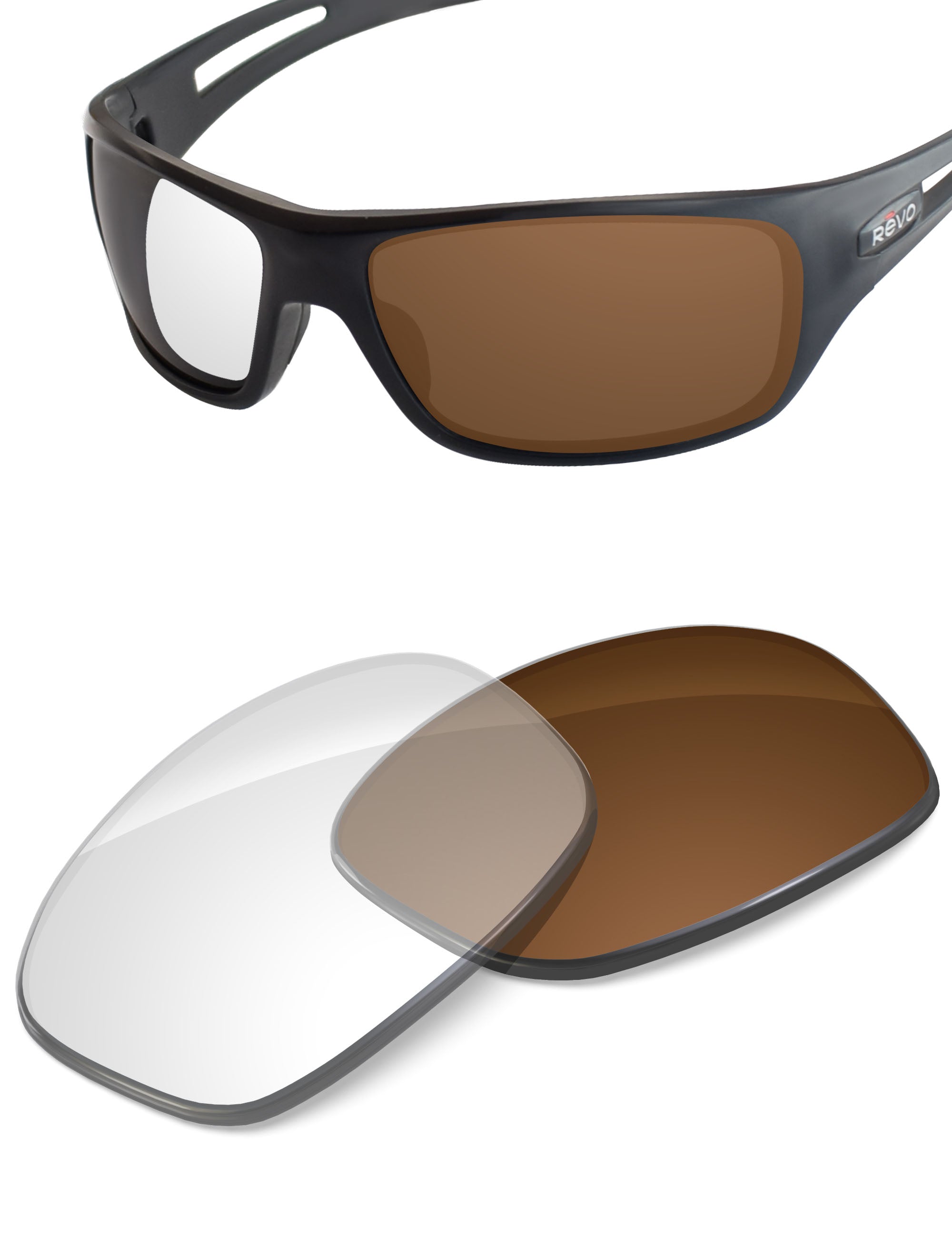 Adapt Brown Photochromic Blue Light Blocking-Non-Polarized