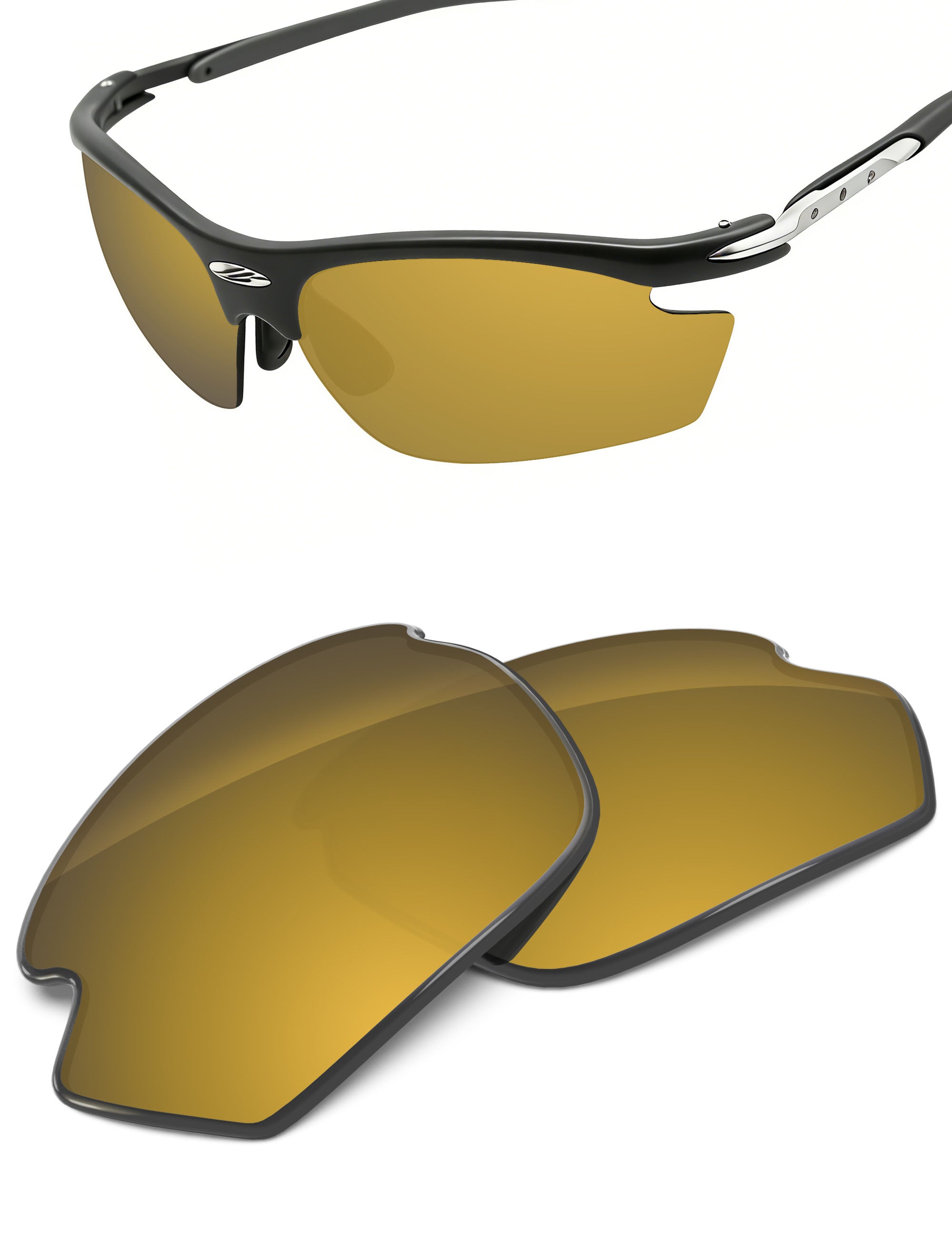 Tungsten Gold FlashMirror™-Non-Polarized
