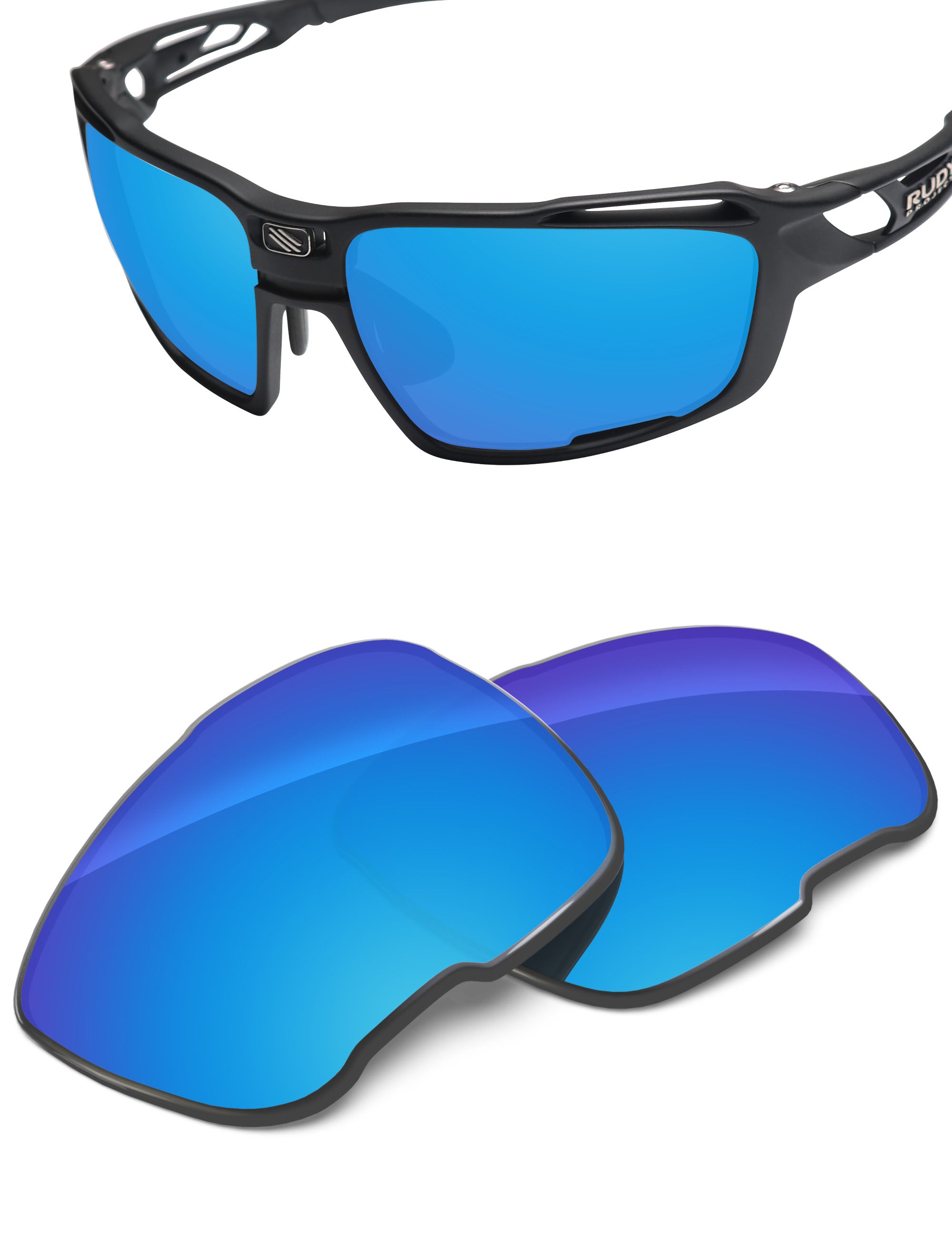 Sky Blue FlashMirror™-Non-Polarized