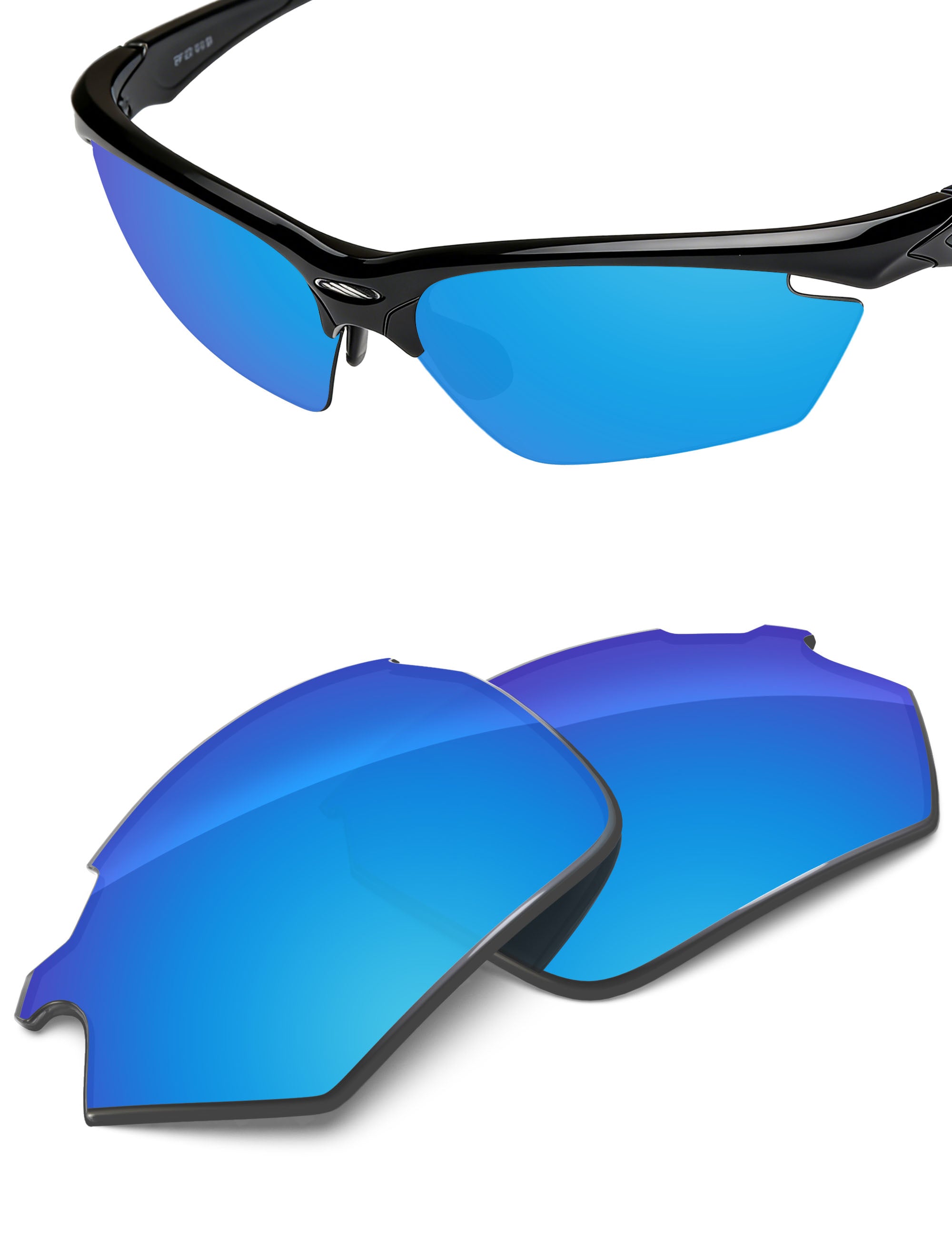 Sky Blue FlashMirror™-Non-Polarized