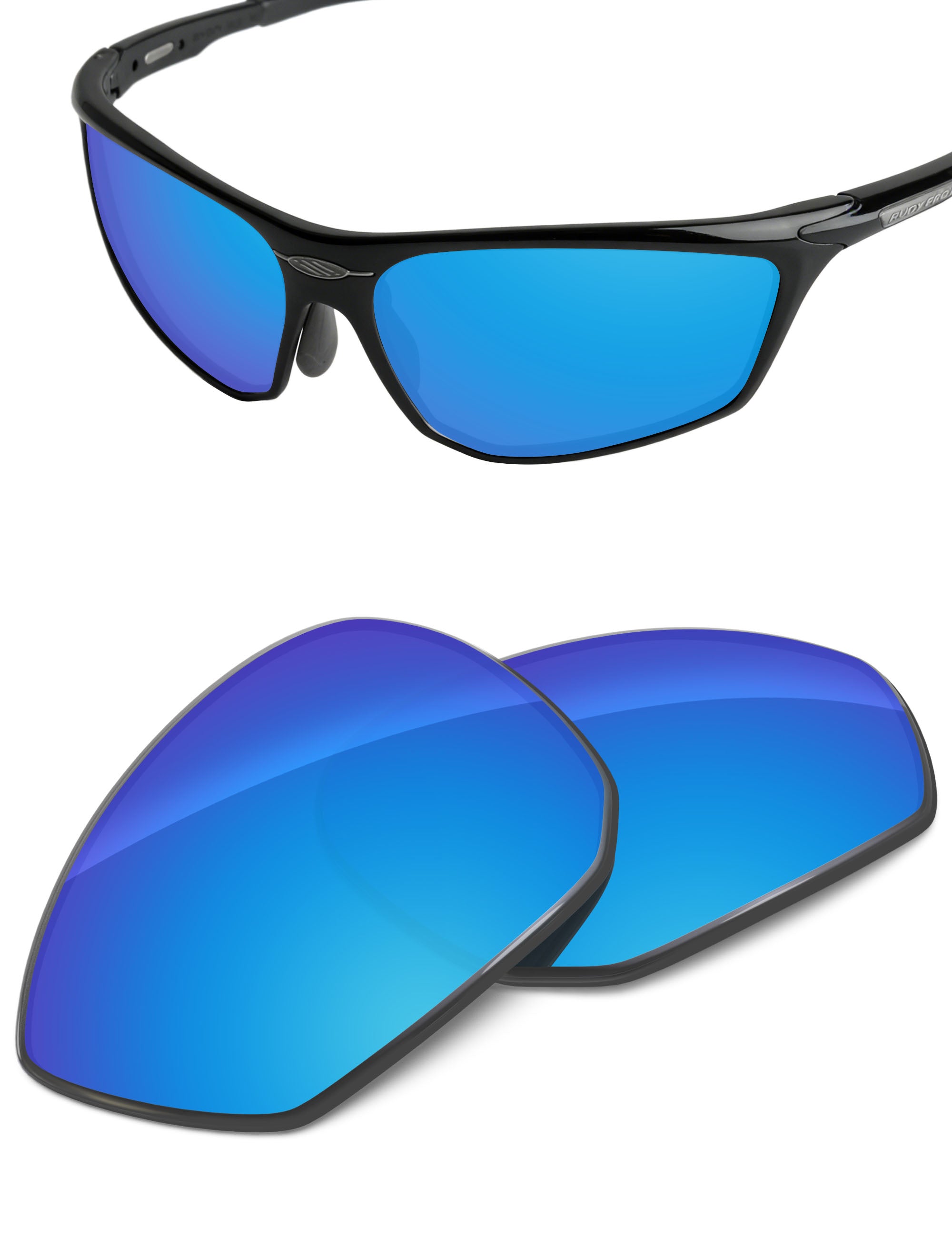 Sky Blue FlashMirror™-Non-Polarized