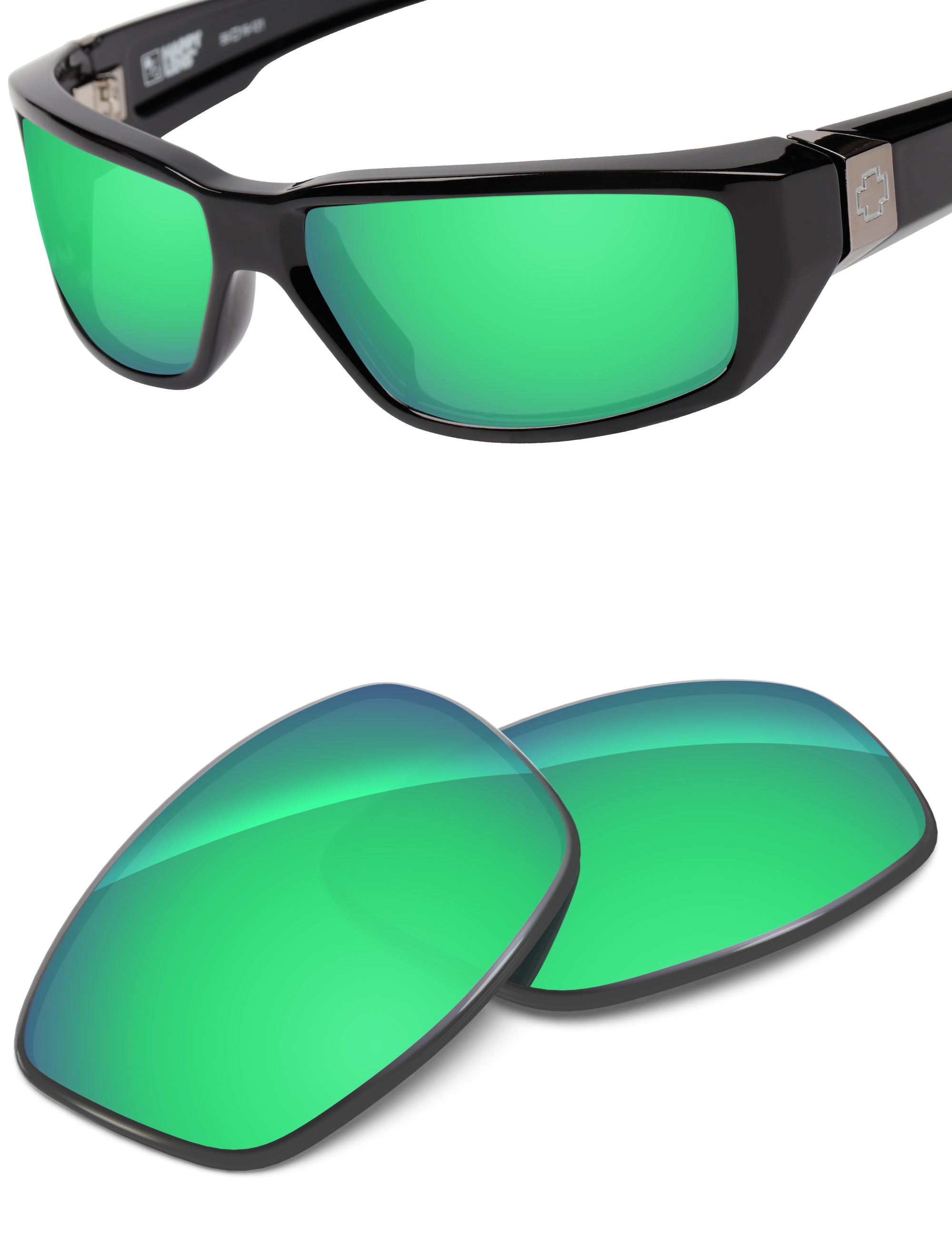 Emerald Green FlashMirror™-Non-Polarized