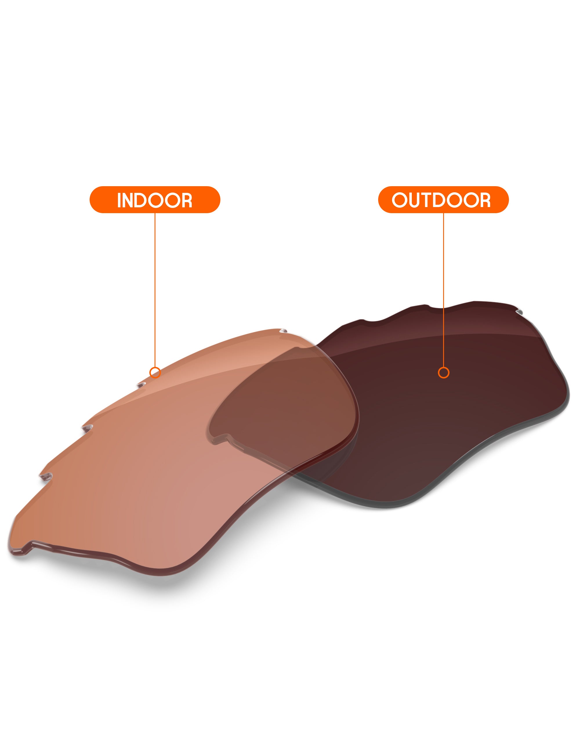 Orange Tint Photochromic-Non-Polarized