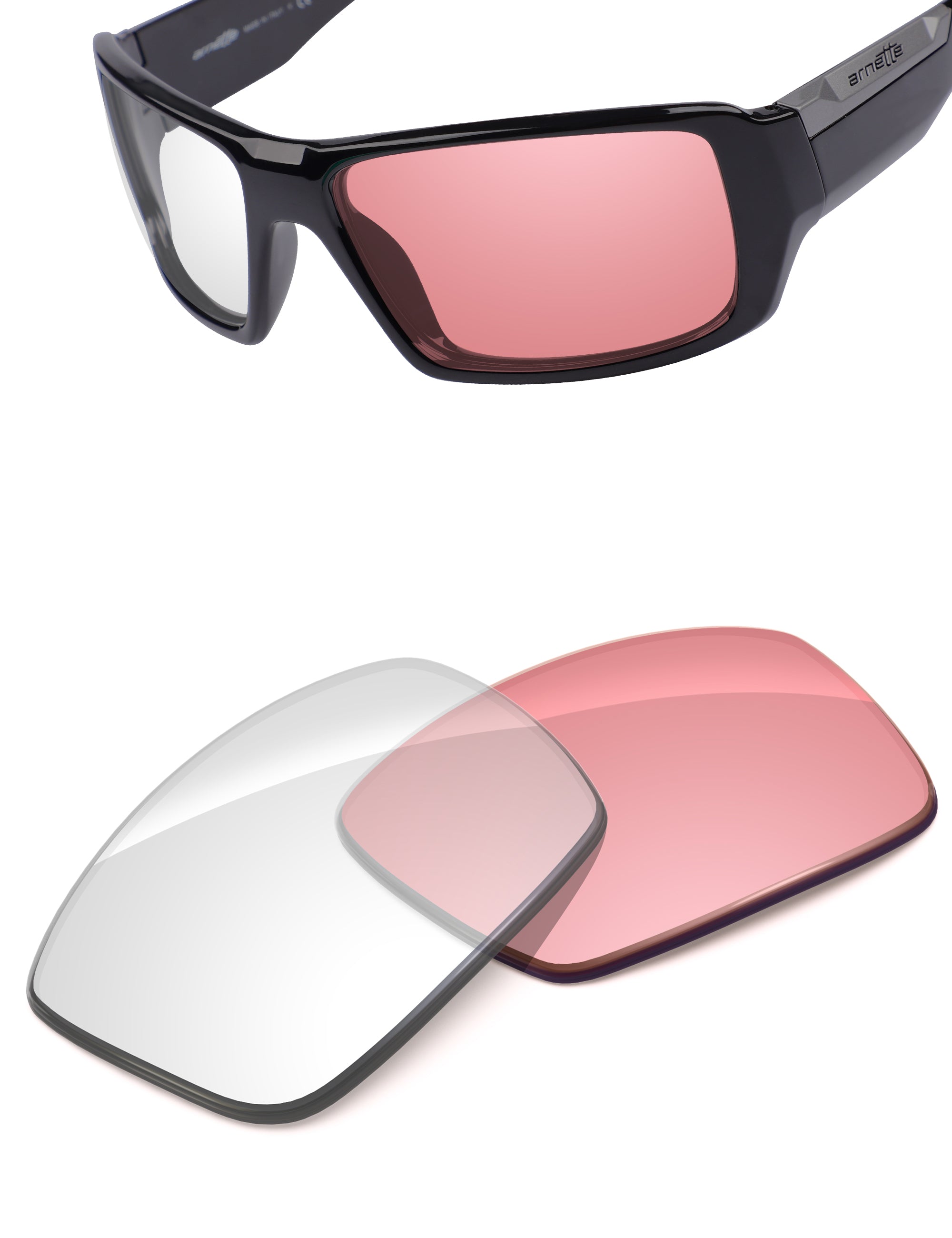 Adapt Pink Photochromic-Non-Polarized