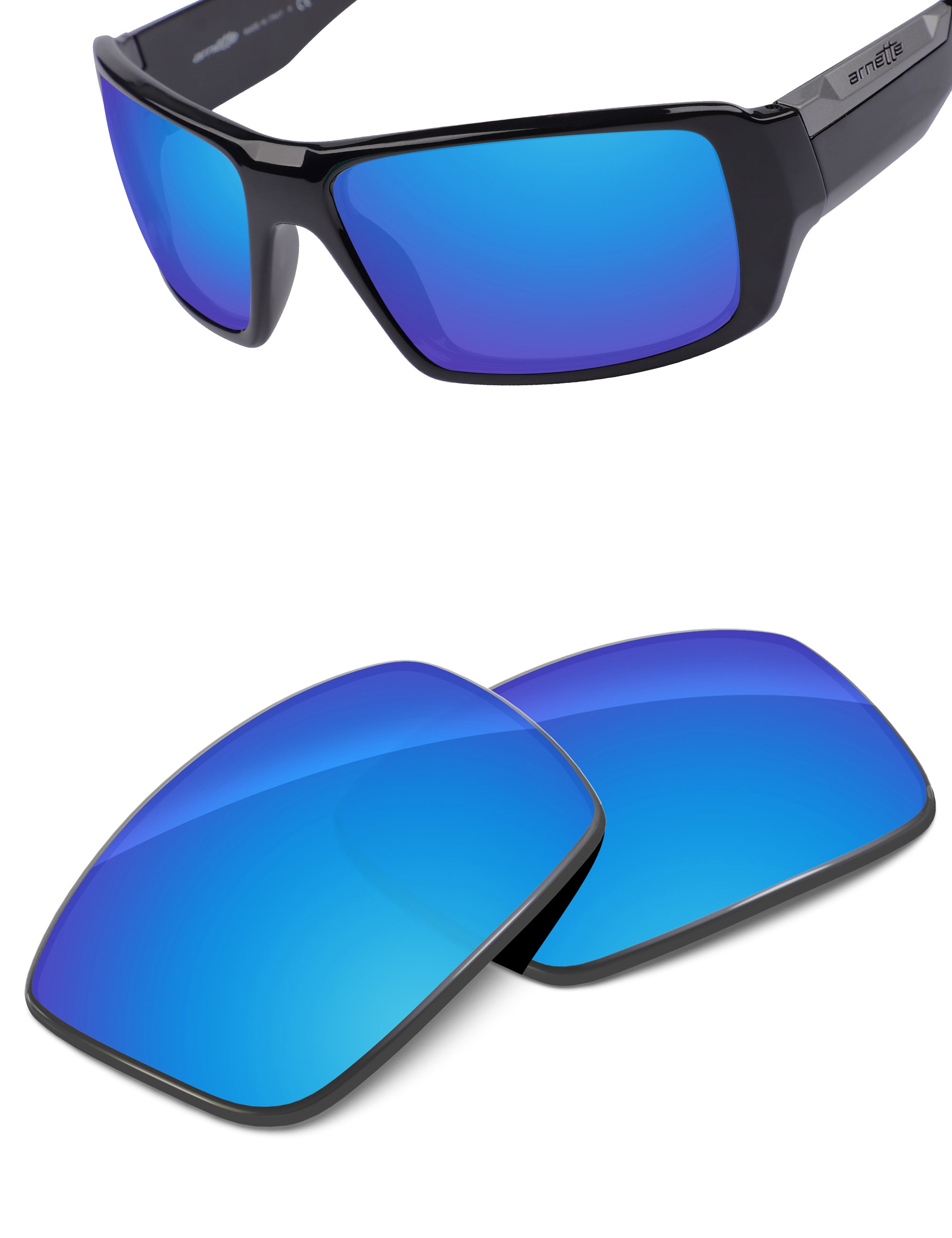 Sky Blue FlashMirror™-Non-Polarized