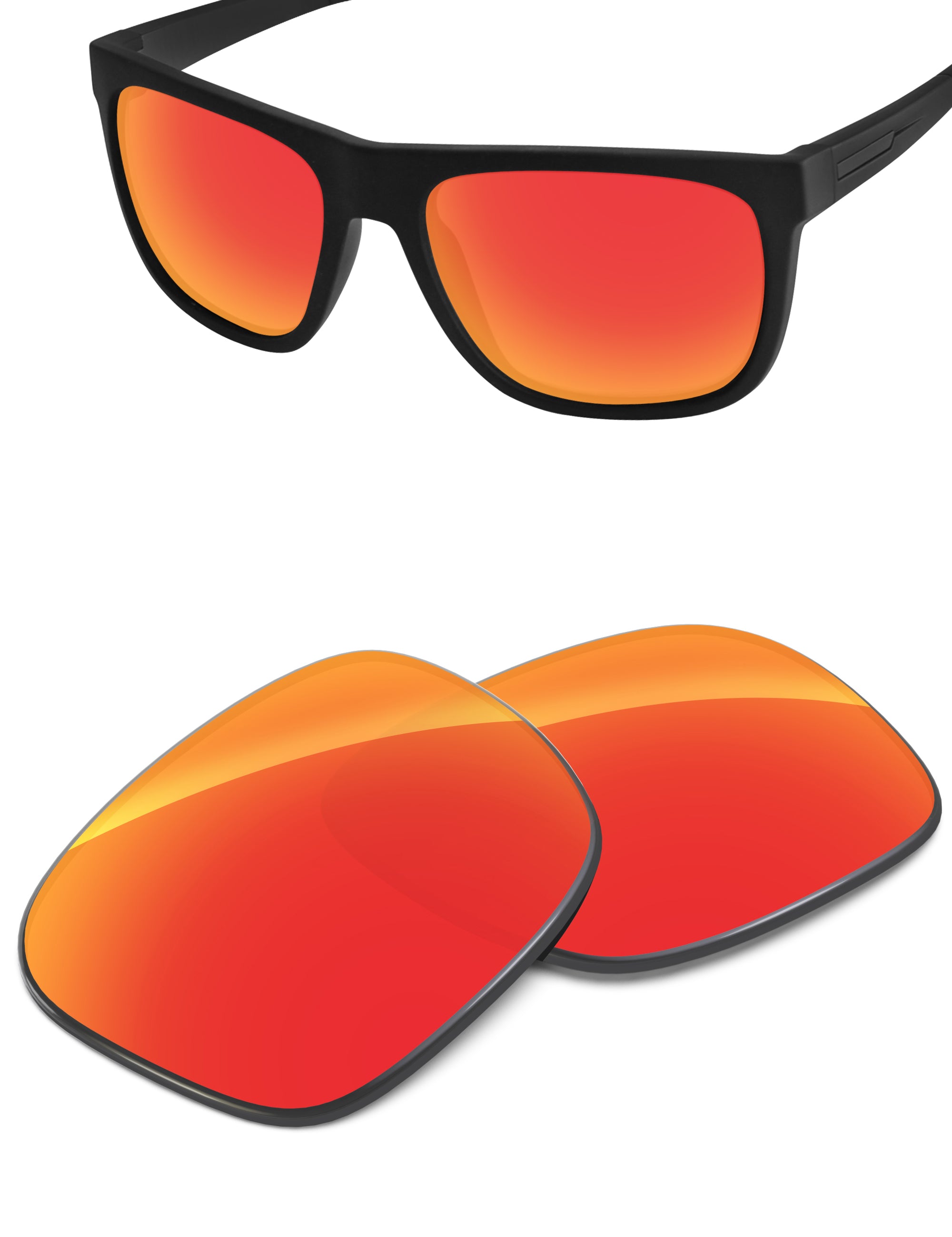 Fire Red FlashMirror™-Non-Polarized