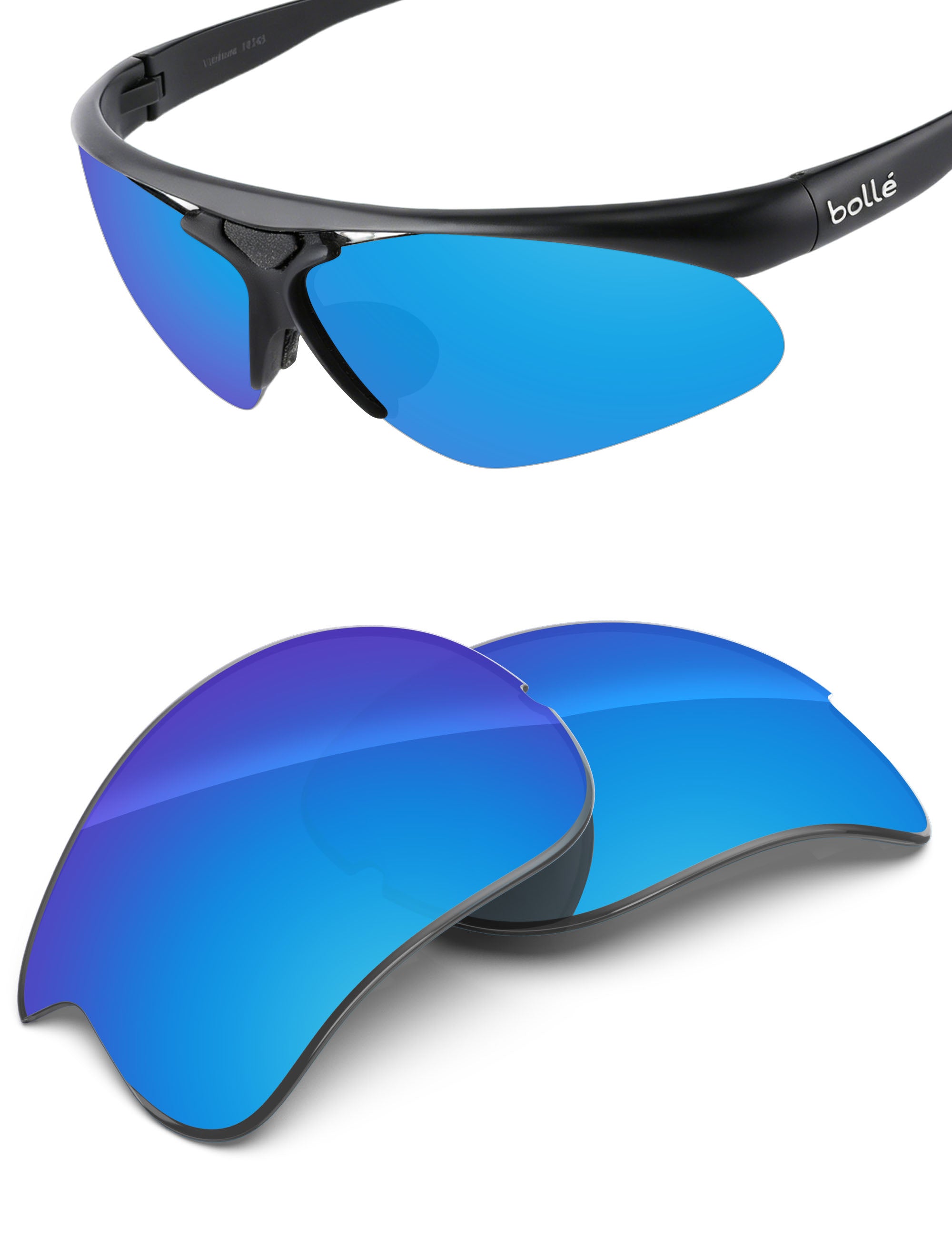Sky Blue FlashMirror™-Non-Polarized