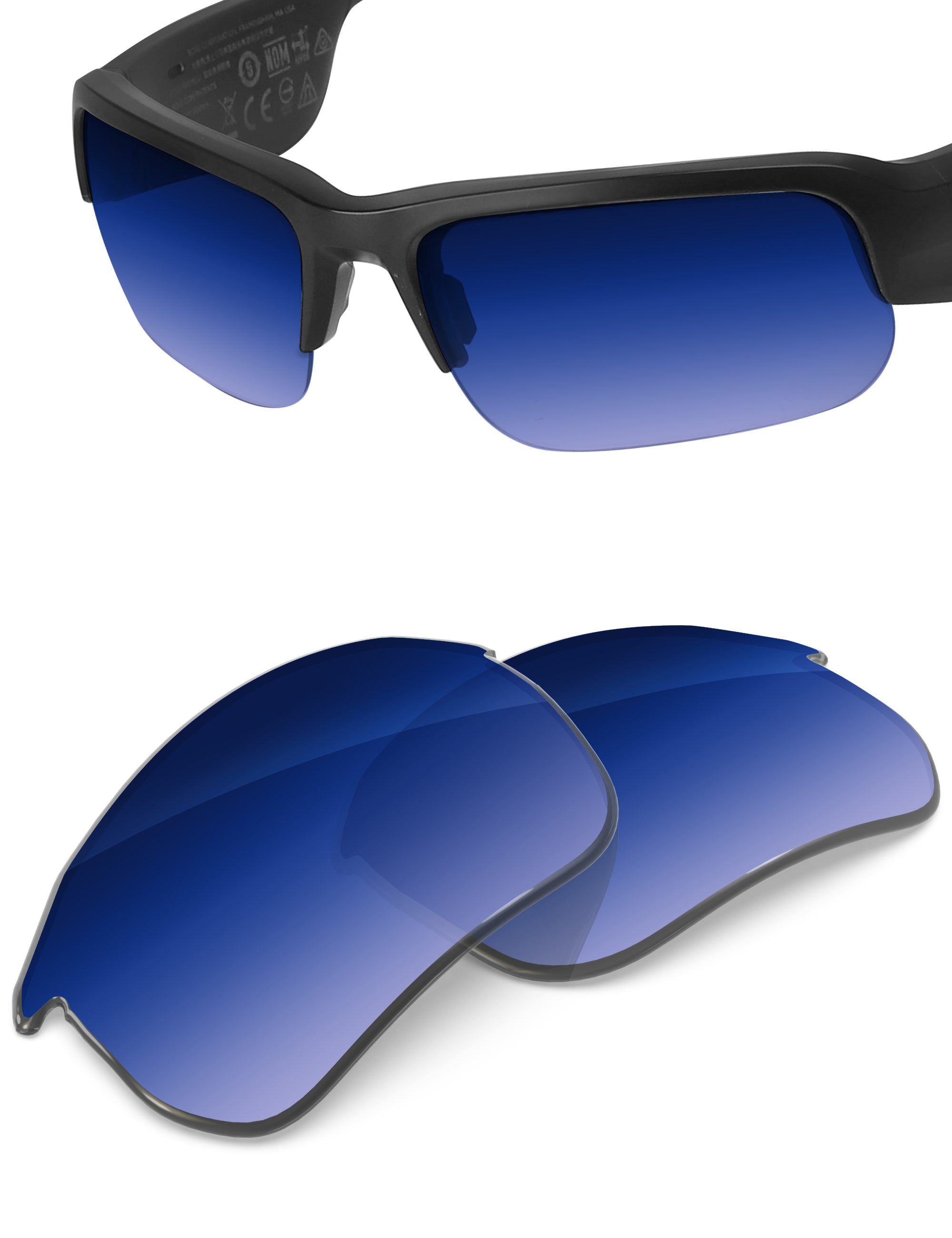 Aqua Blue Gradient-Non-Polarized