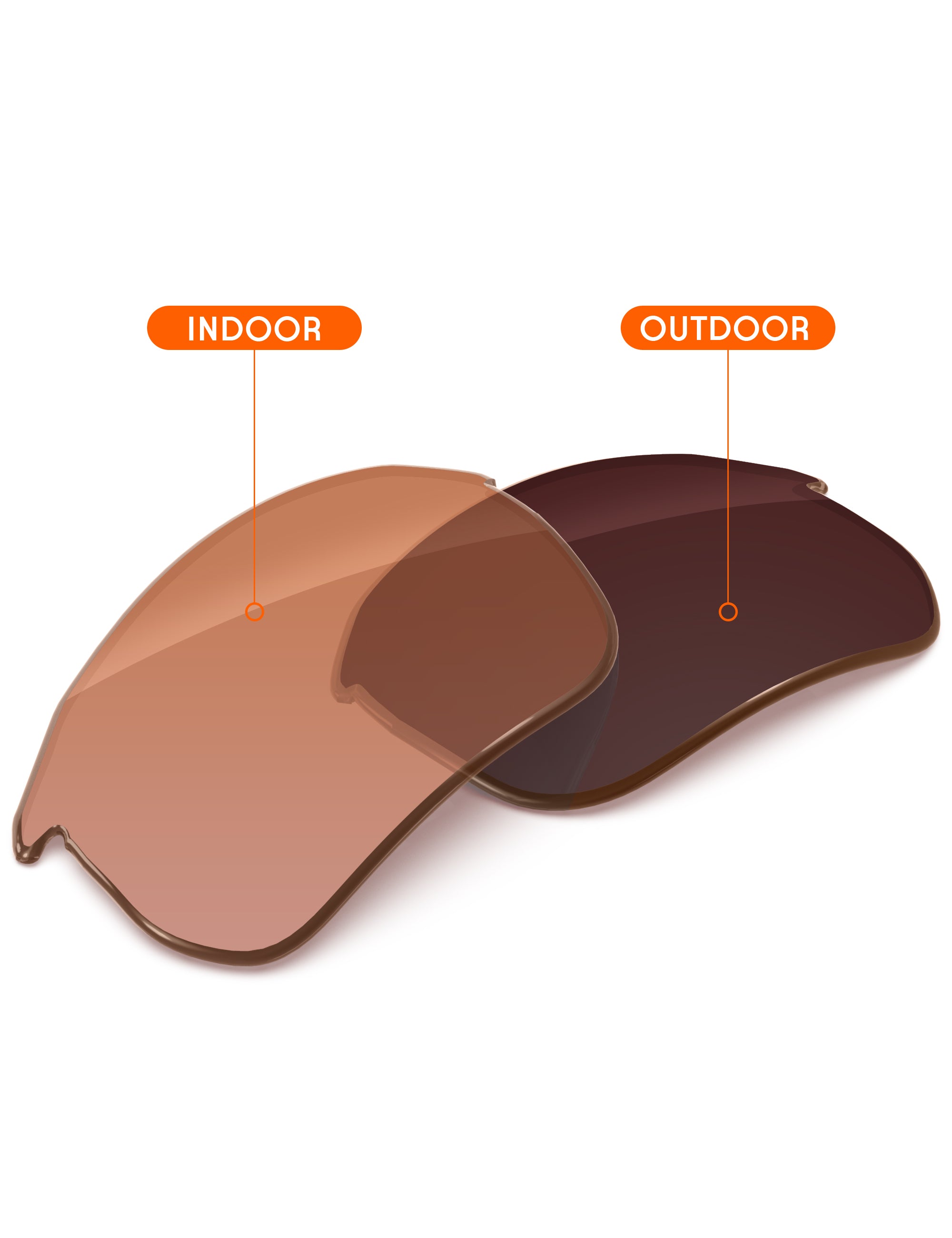 Orange Tint Photochromic-Non-Polarized