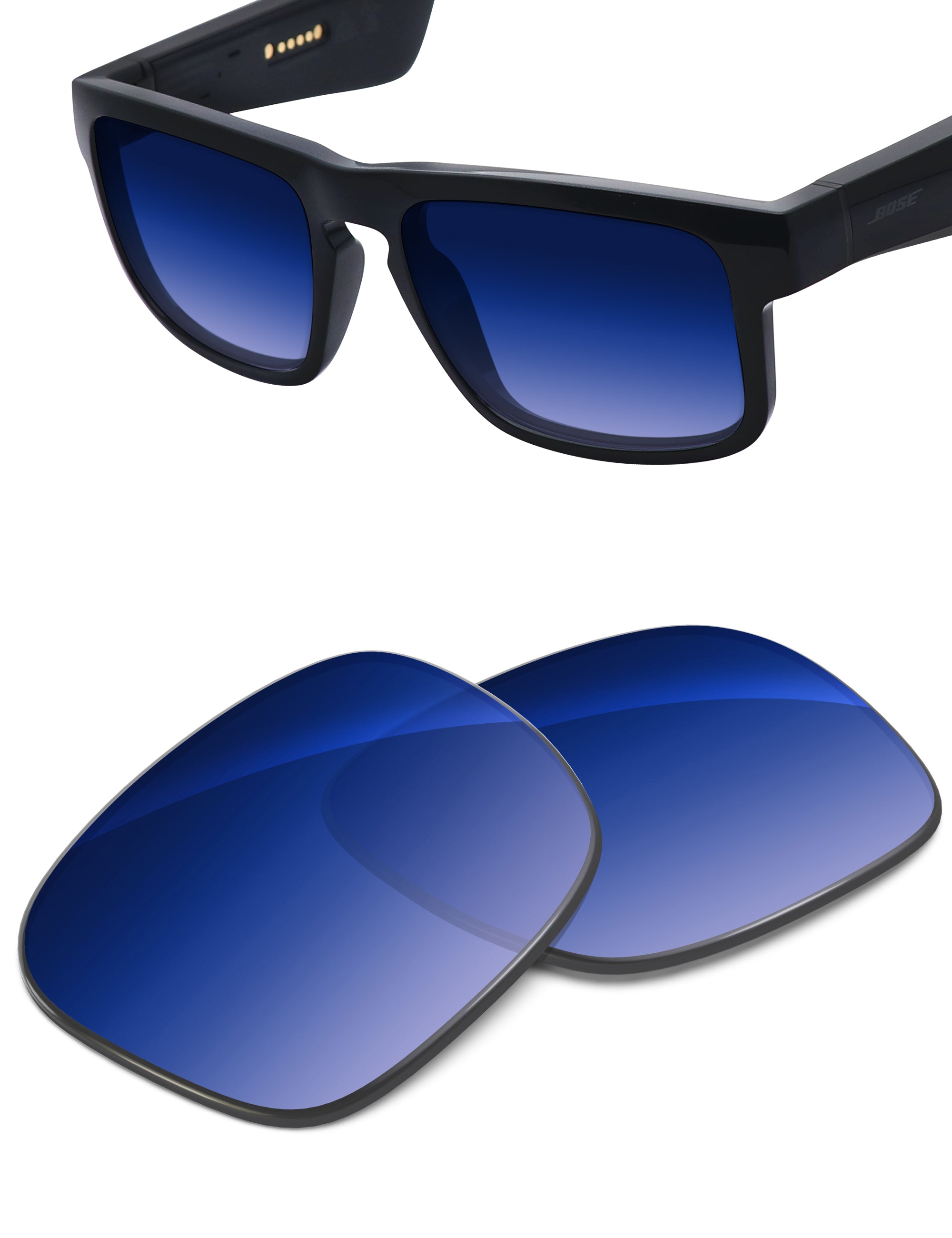 Aqua Blue Gradient-Non-Polarized