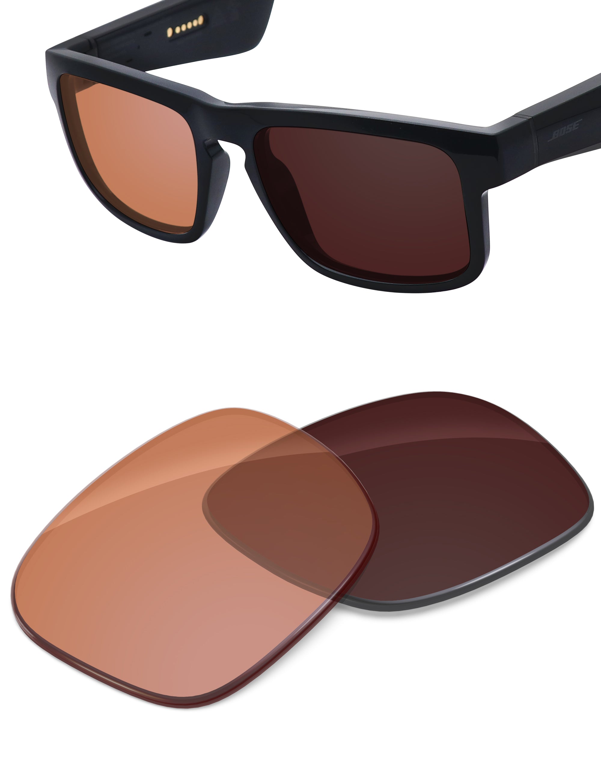 Orange Tint Photochromic-Non-Polarized