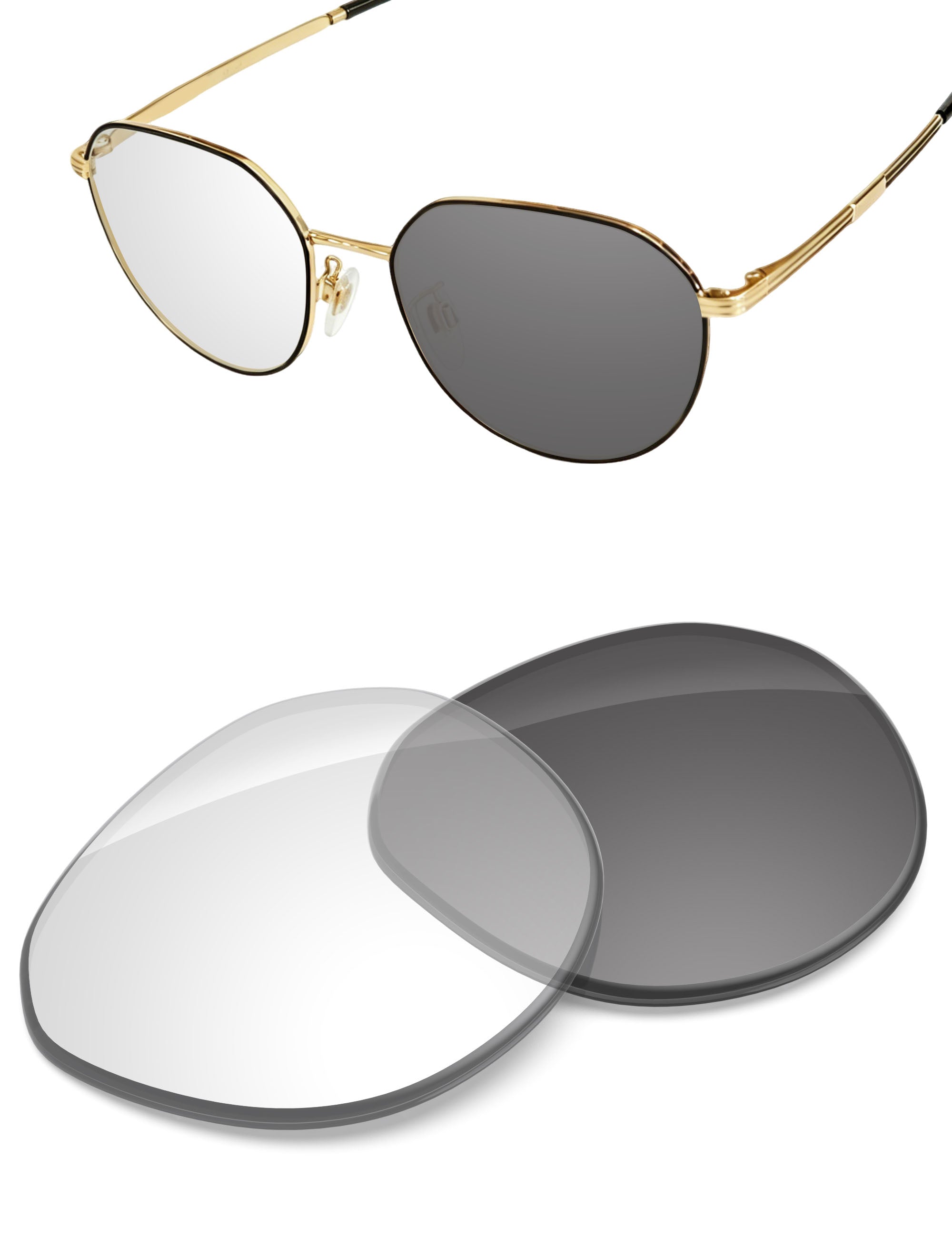 Adapt Gray Photochromic Blue Light Blocking-Non-Polarized