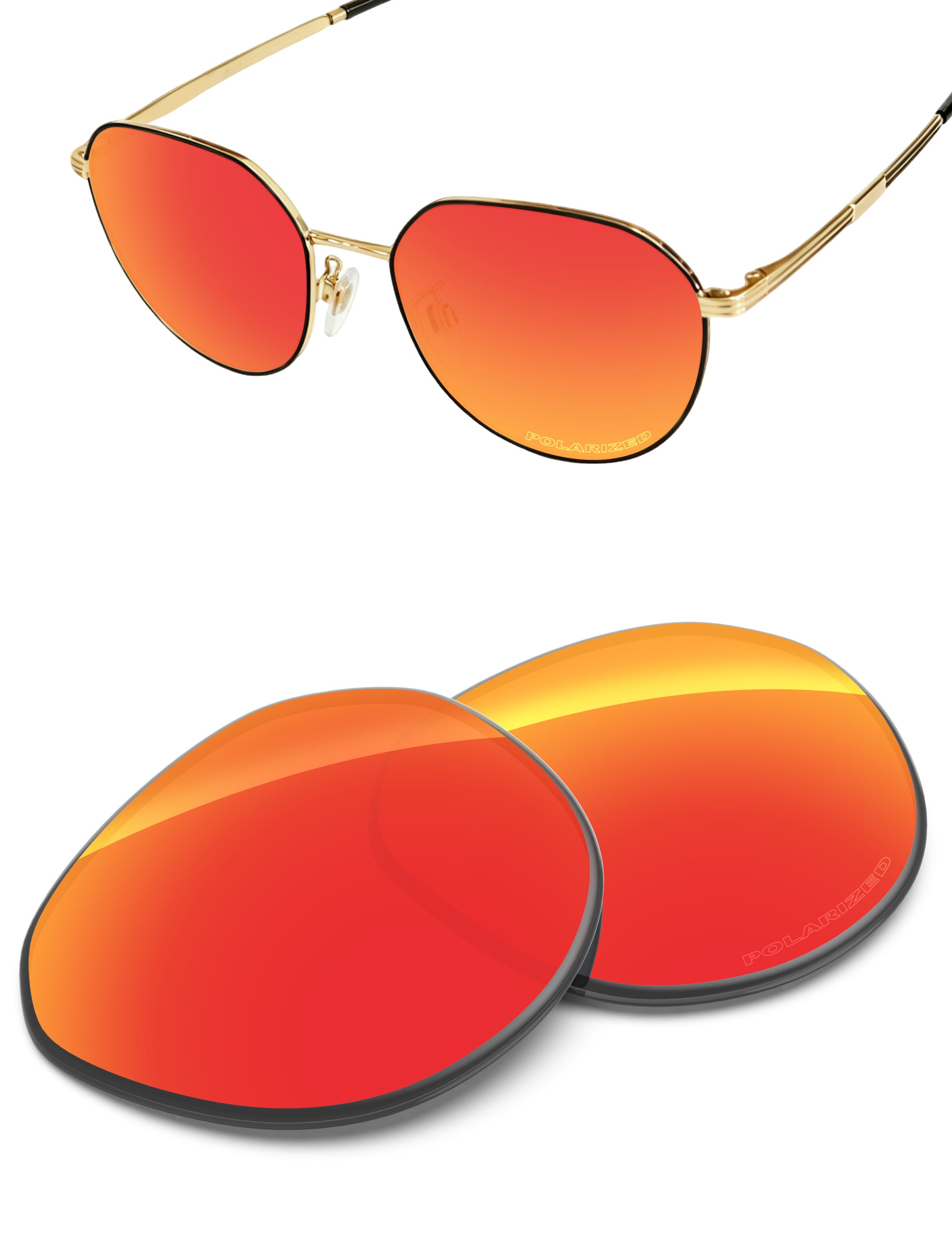 Fire Red FlashMirror™-Polarized