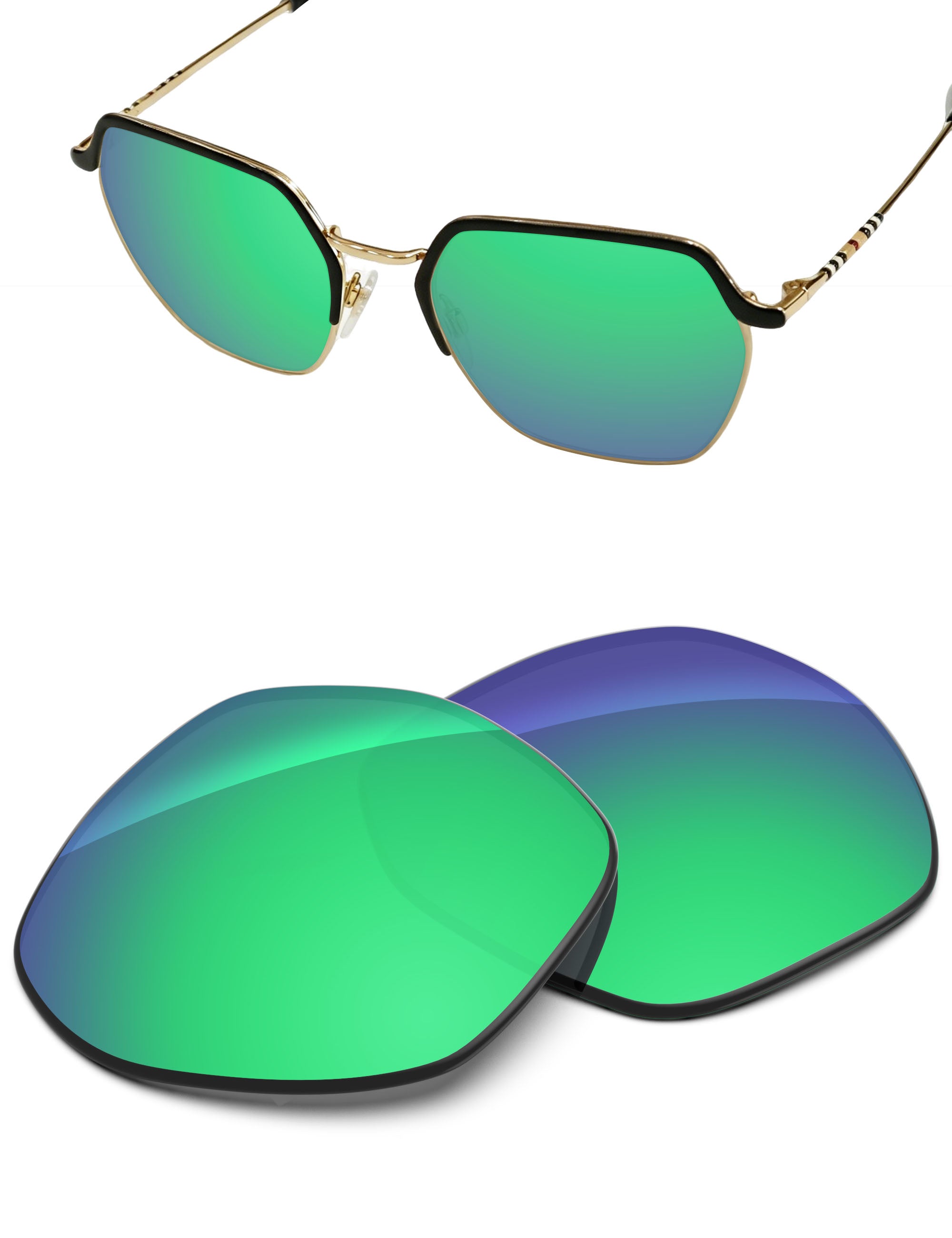 Emerald Green FlashMirror™-Non-Polarized