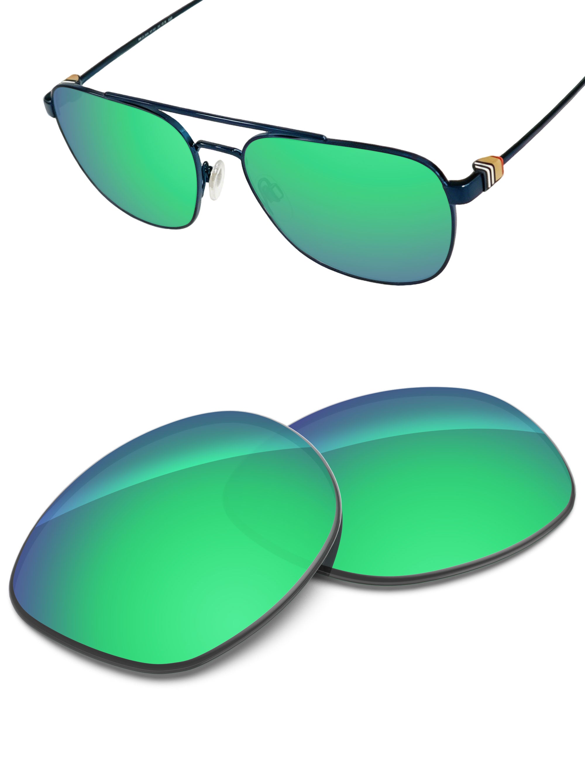 Emerald Green FlashMirror™-Non-Polarized