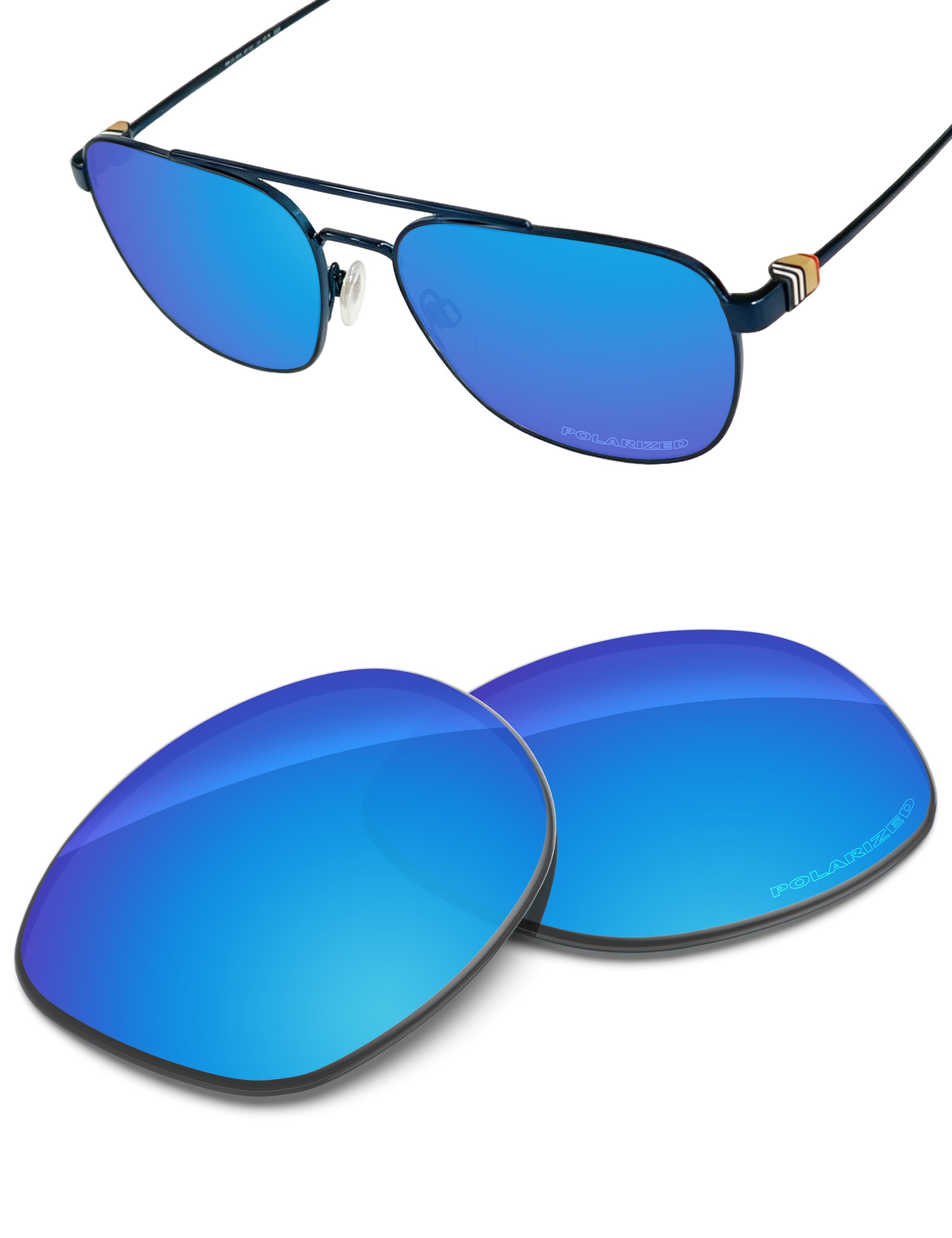 Sky Blue FlashMirror™-Polarized