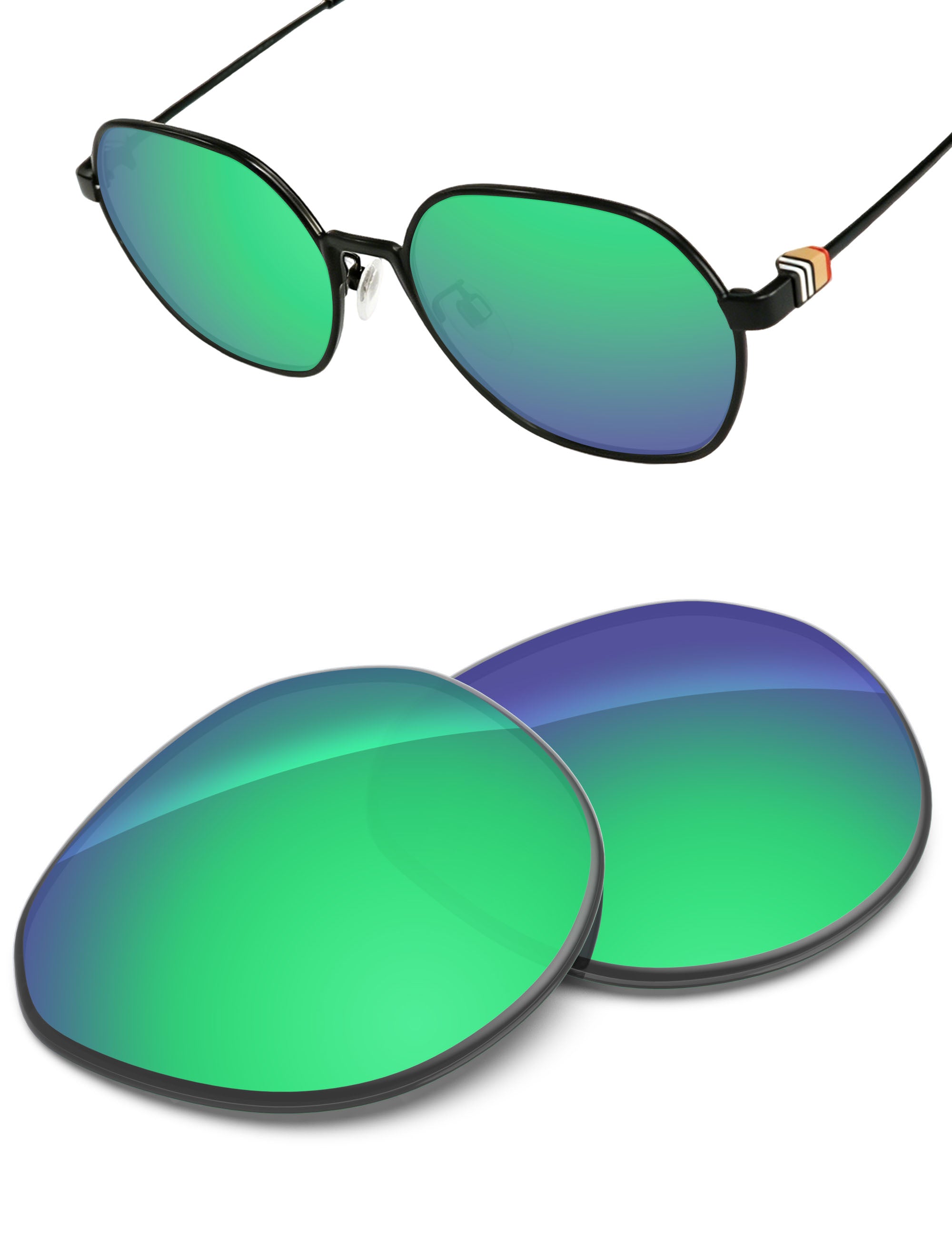 Emerald Green FlashMirror™-Non-Polarized