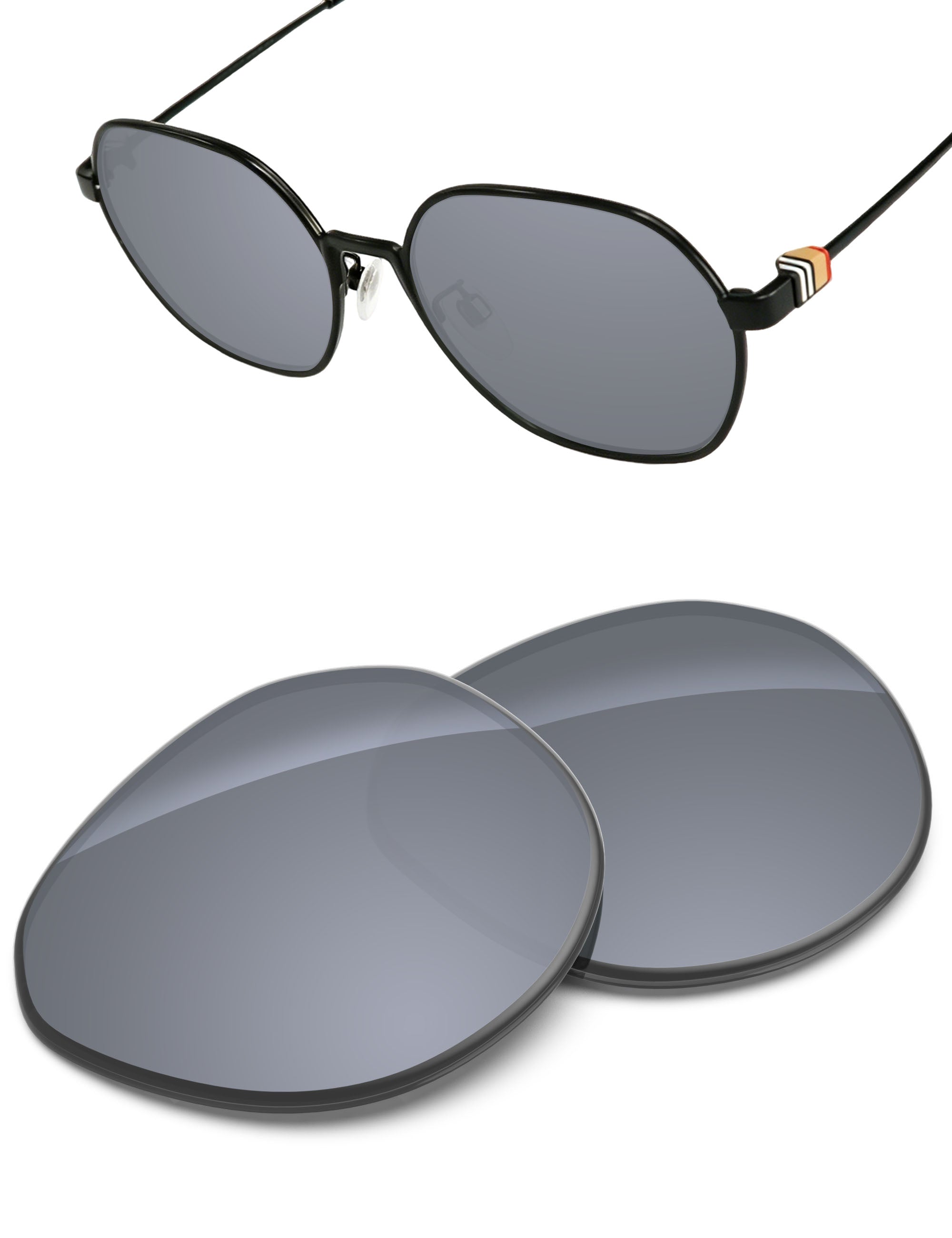 Silver Metallic FlashMirror™-Non-Polarized