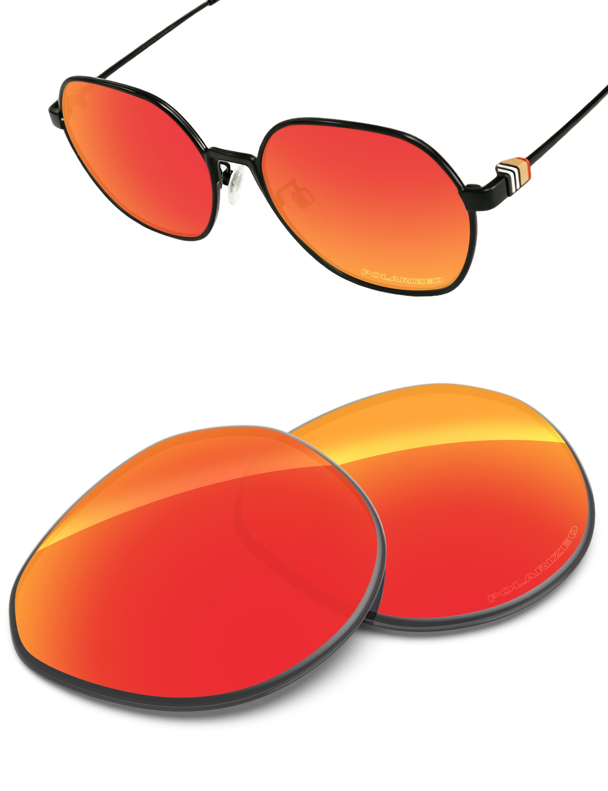 Fire Red FlashMirror™-Polarized