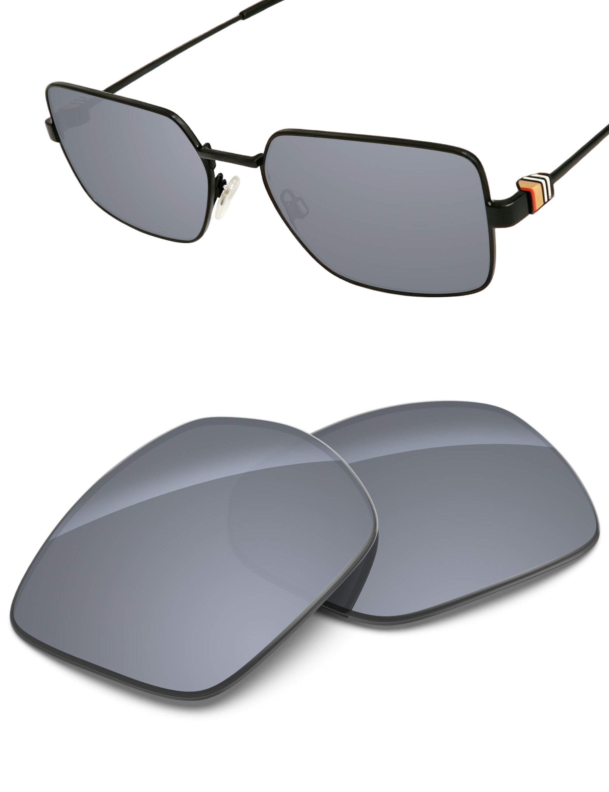 Silver Metallic FlashMirror™-Non-Polarized