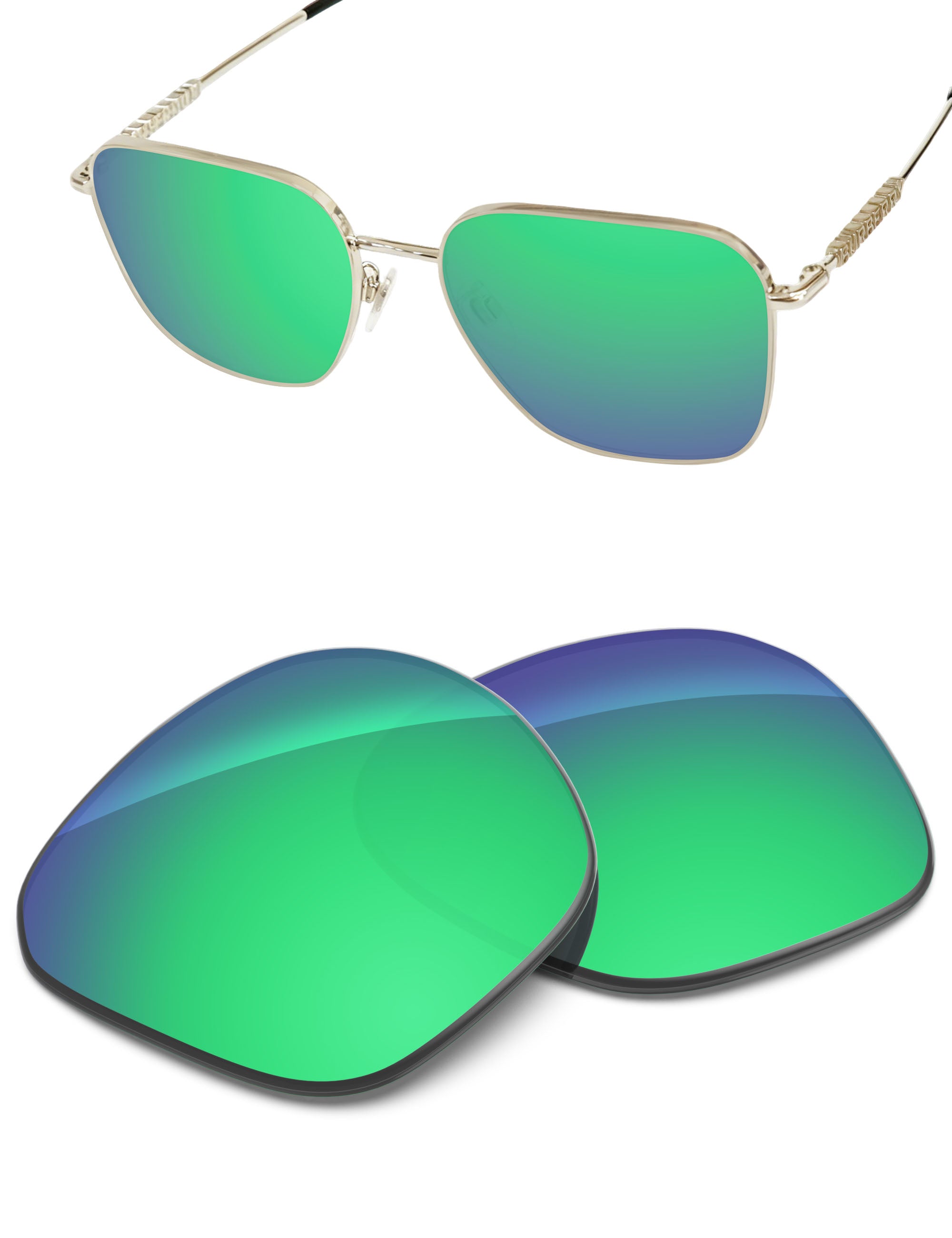 Emerald Green FlashMirror™-Non-Polarized
