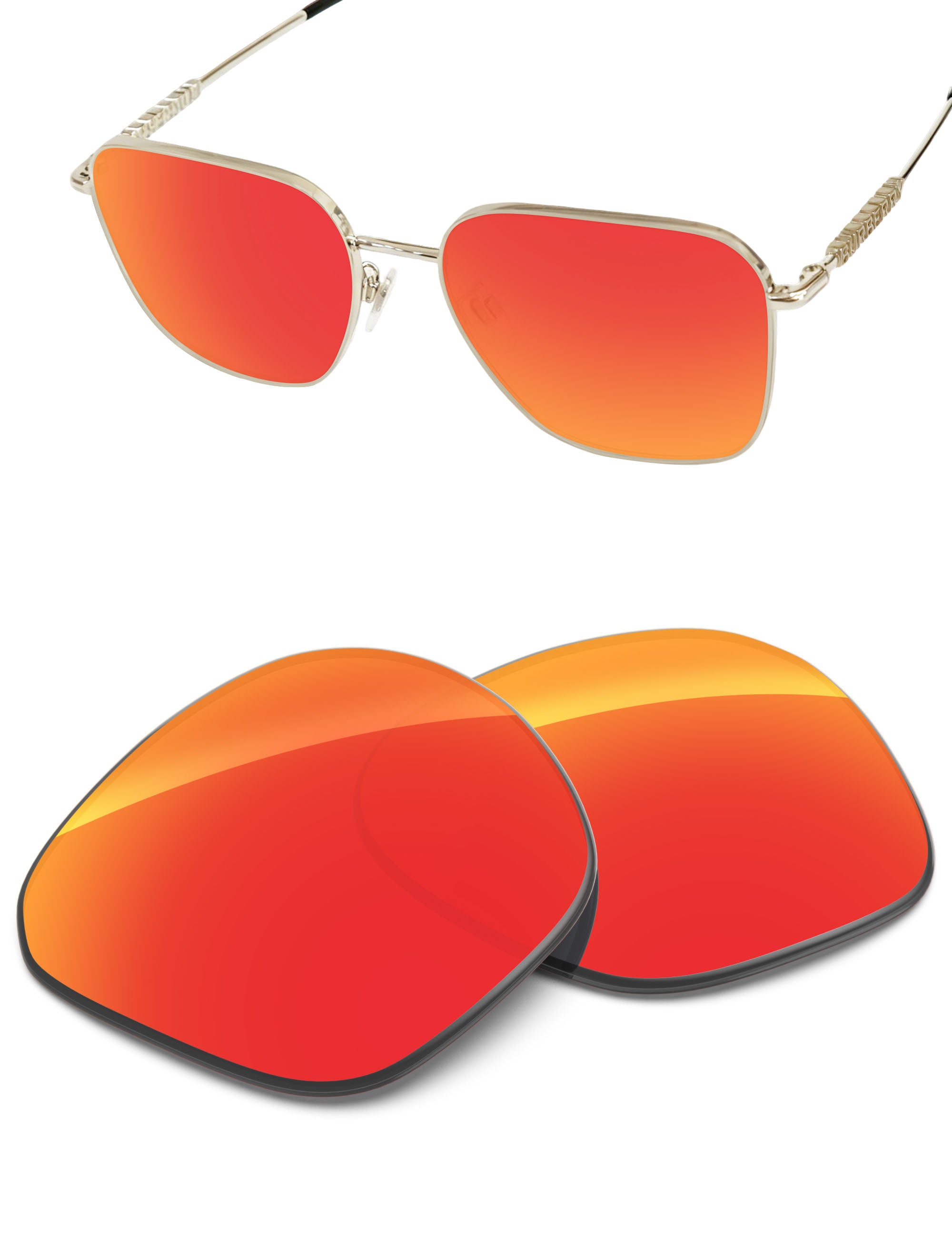 Fire Red FlashMirror™-Non-Polarized