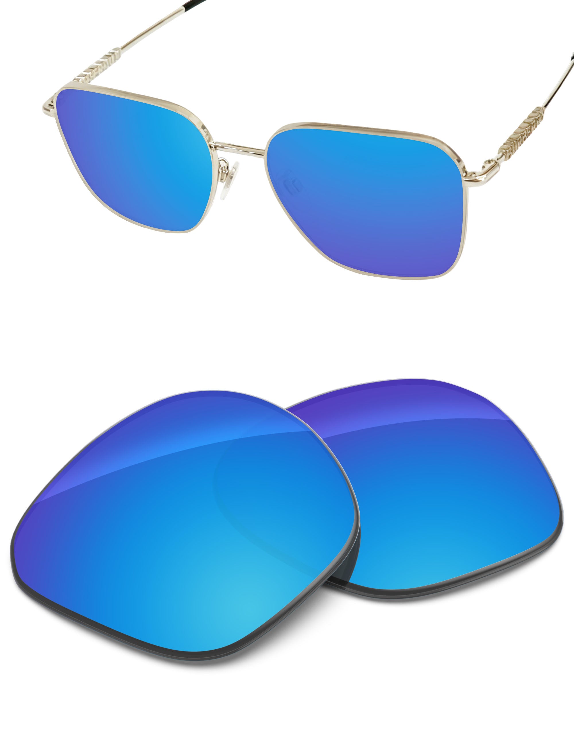 Sky Blue FlashMirror™-Non-Polarized