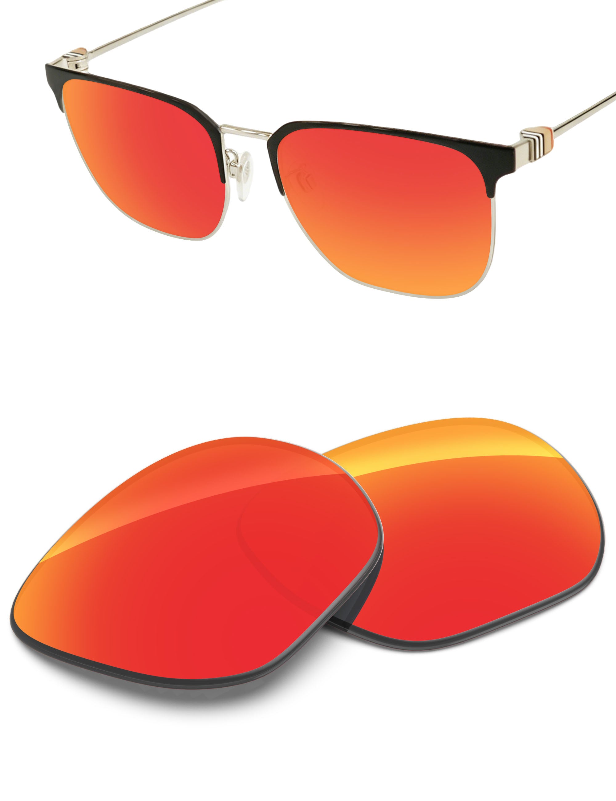 Fire Red FlashMirror™-Non-Polarized