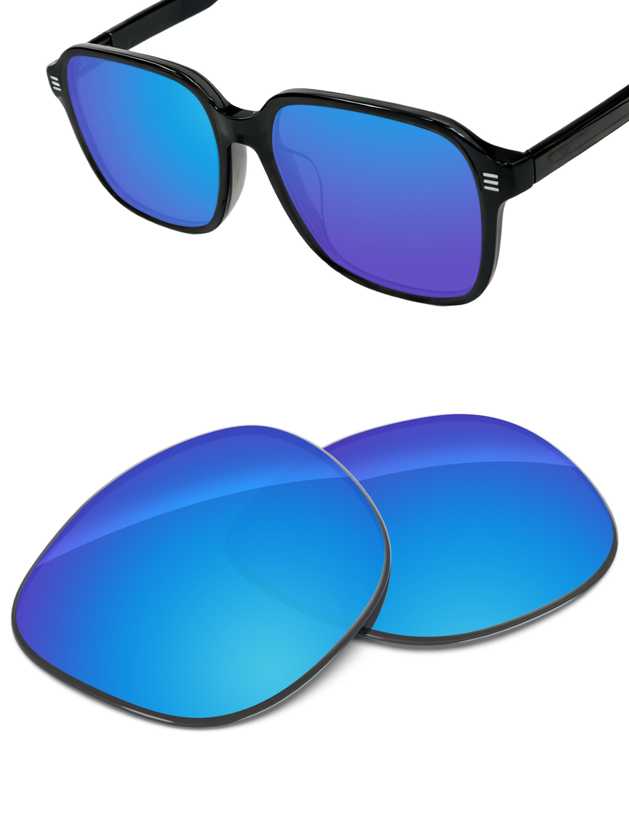 Sky Blue FlashMirror™-Non-Polarized