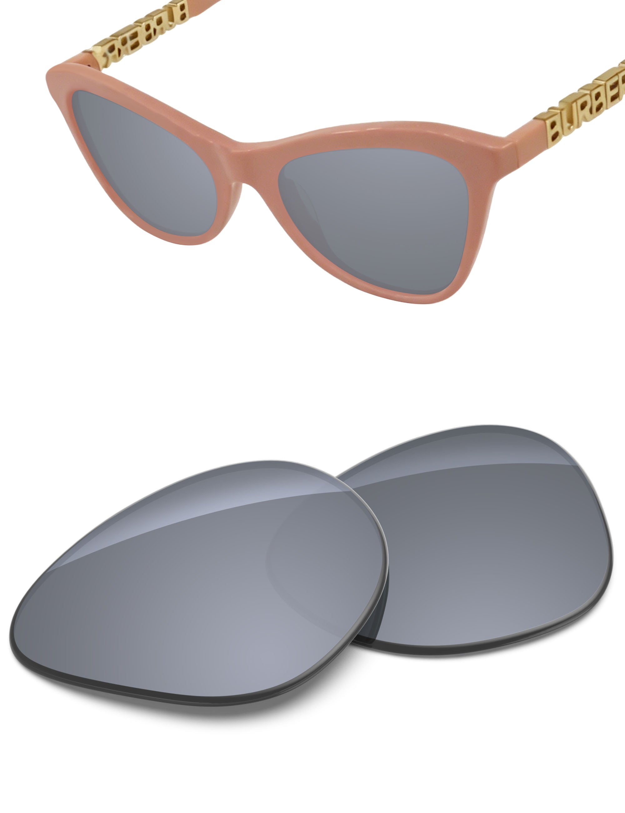 Silver Metallic FlashMirror™-Non-Polarized