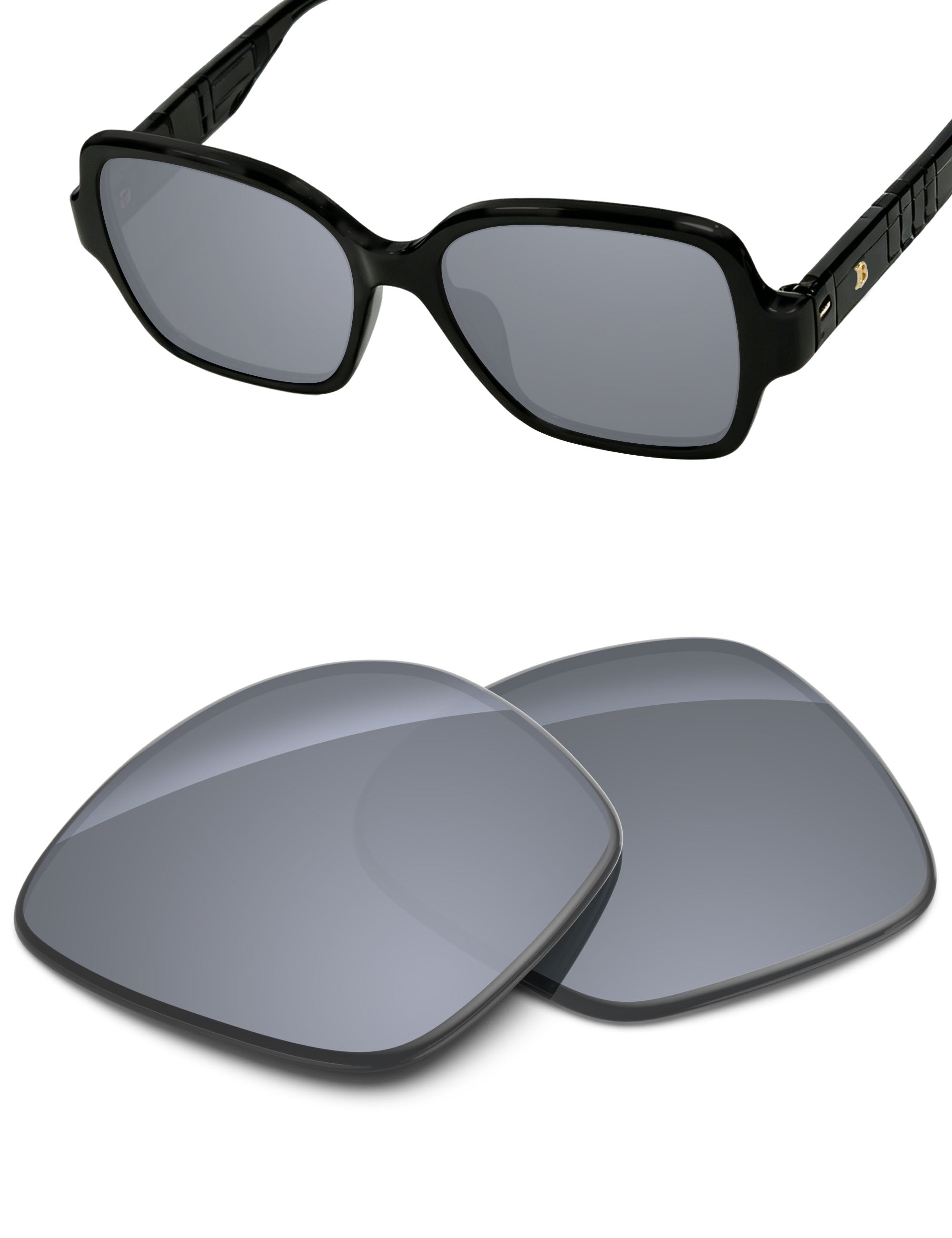 Silver Metallic FlashMirror™-Non-Polarized
