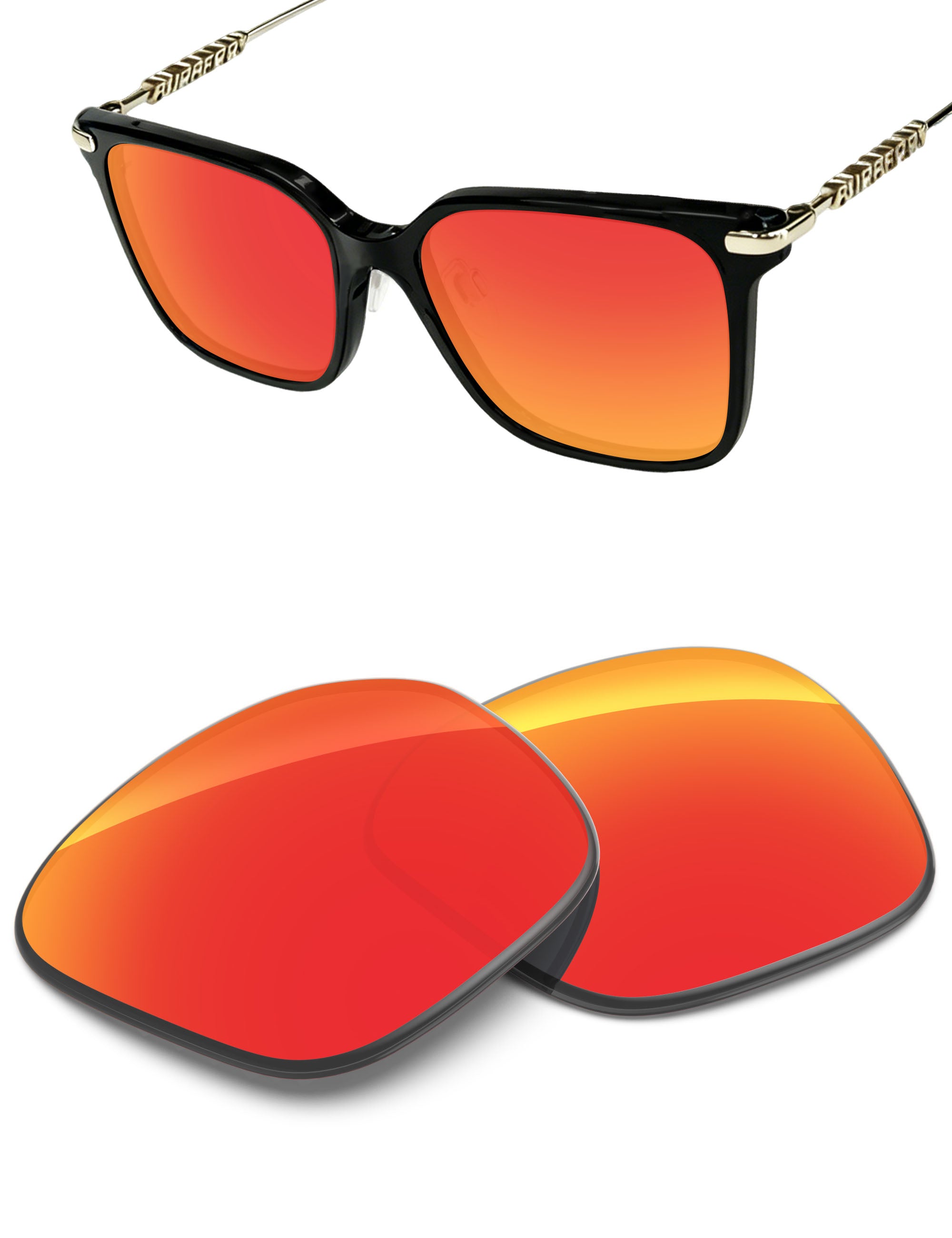 Fire Red FlashMirror™-Non-Polarized