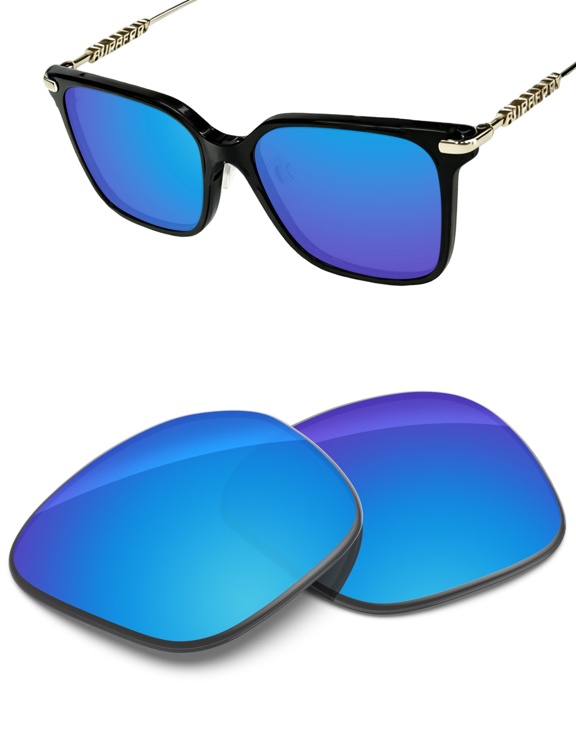 Sky Blue FlashMirror™-Non-Polarized