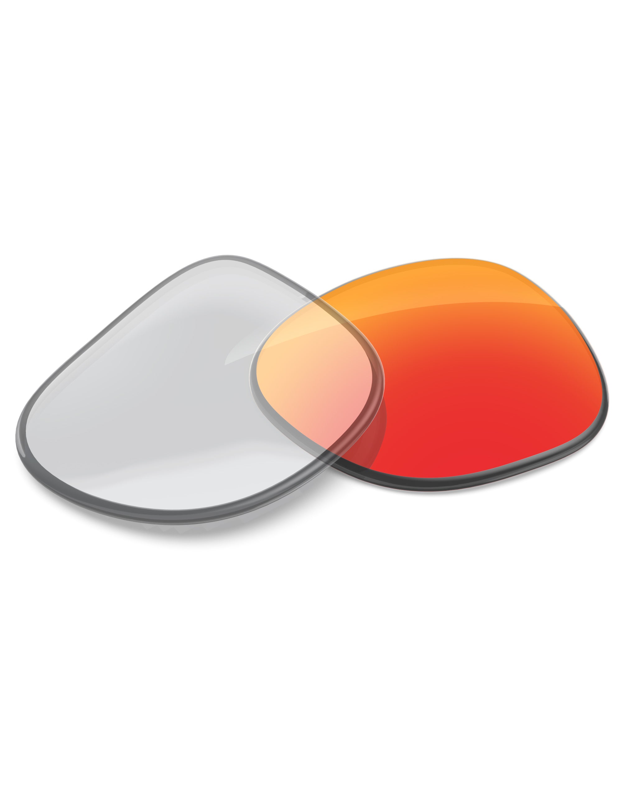 Fire Red FlashMirror™ Photochromic-Non-Polarized